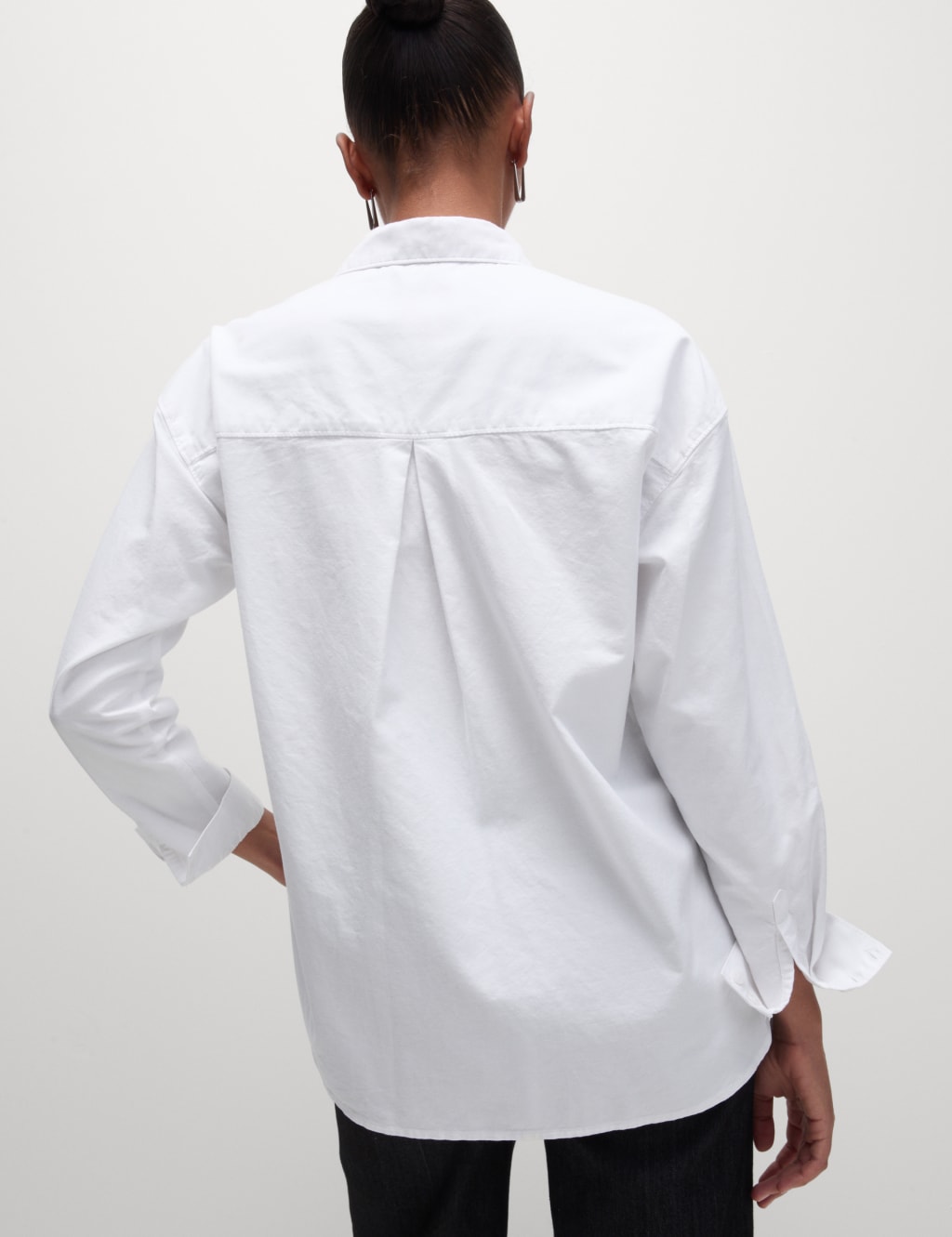 Pure Cotton Collared Oversized Shirt 3 of 6