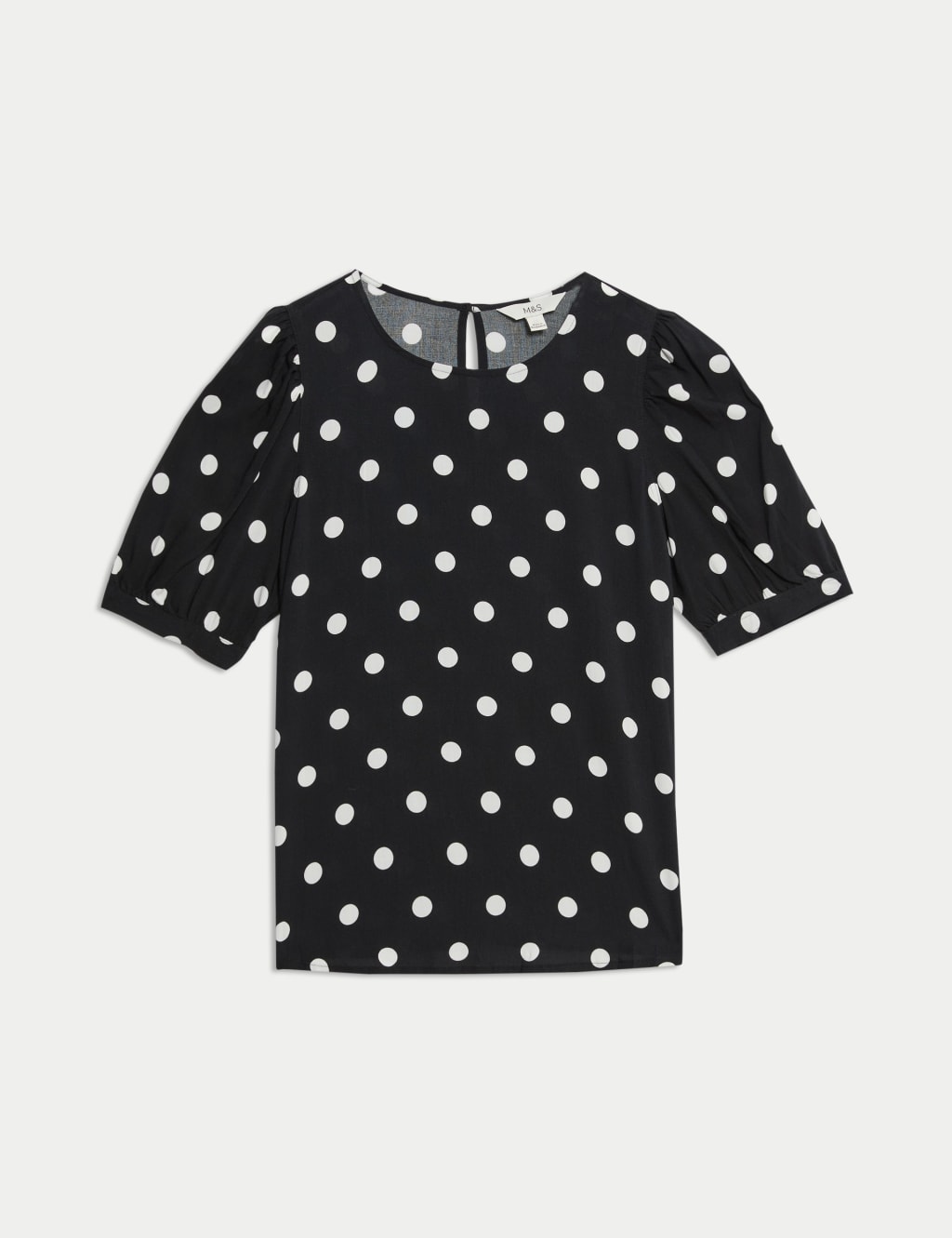Printed Puff Sleeve Blouse 2 of 5