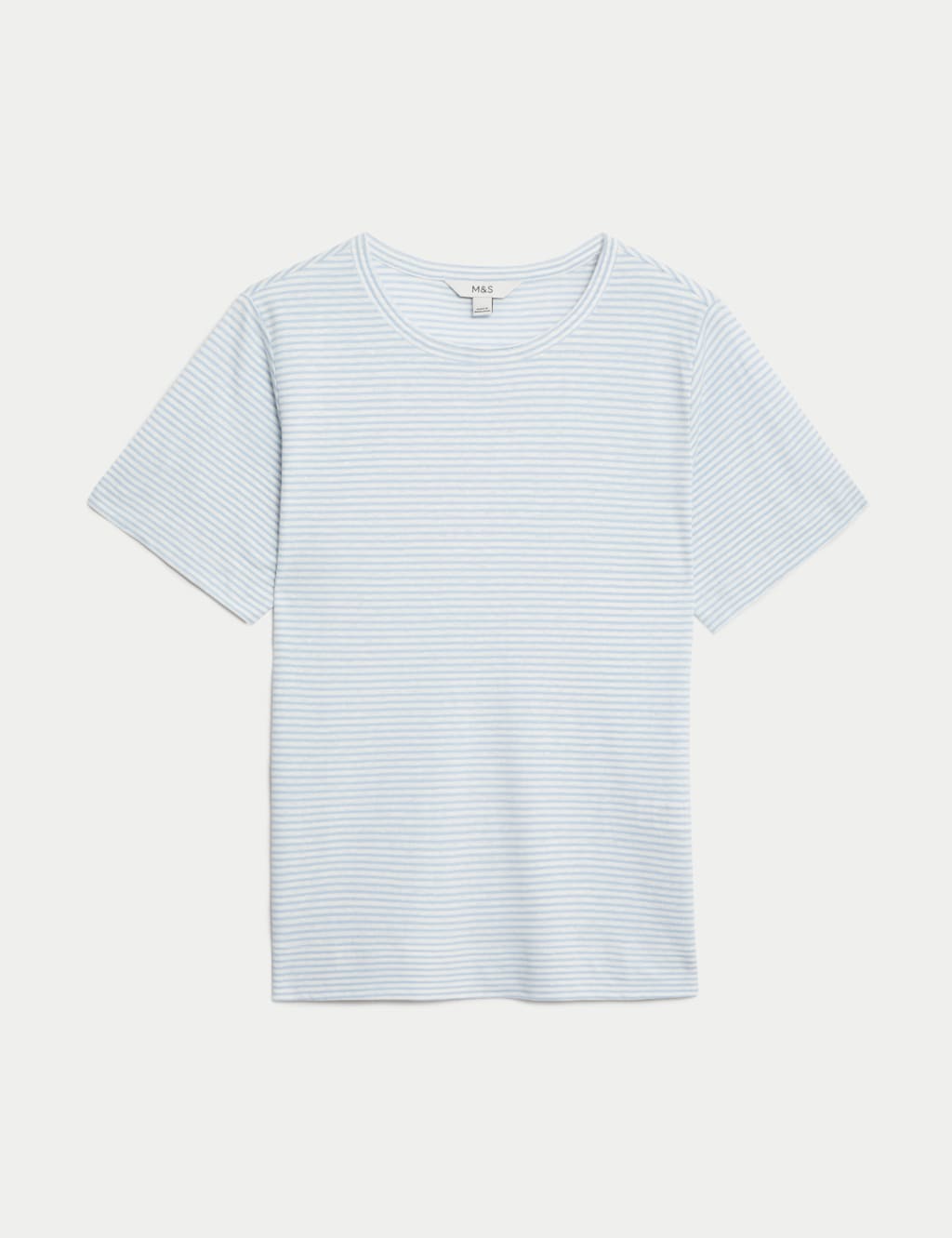 Linen Blend Striped T-Shirt 2 of 5