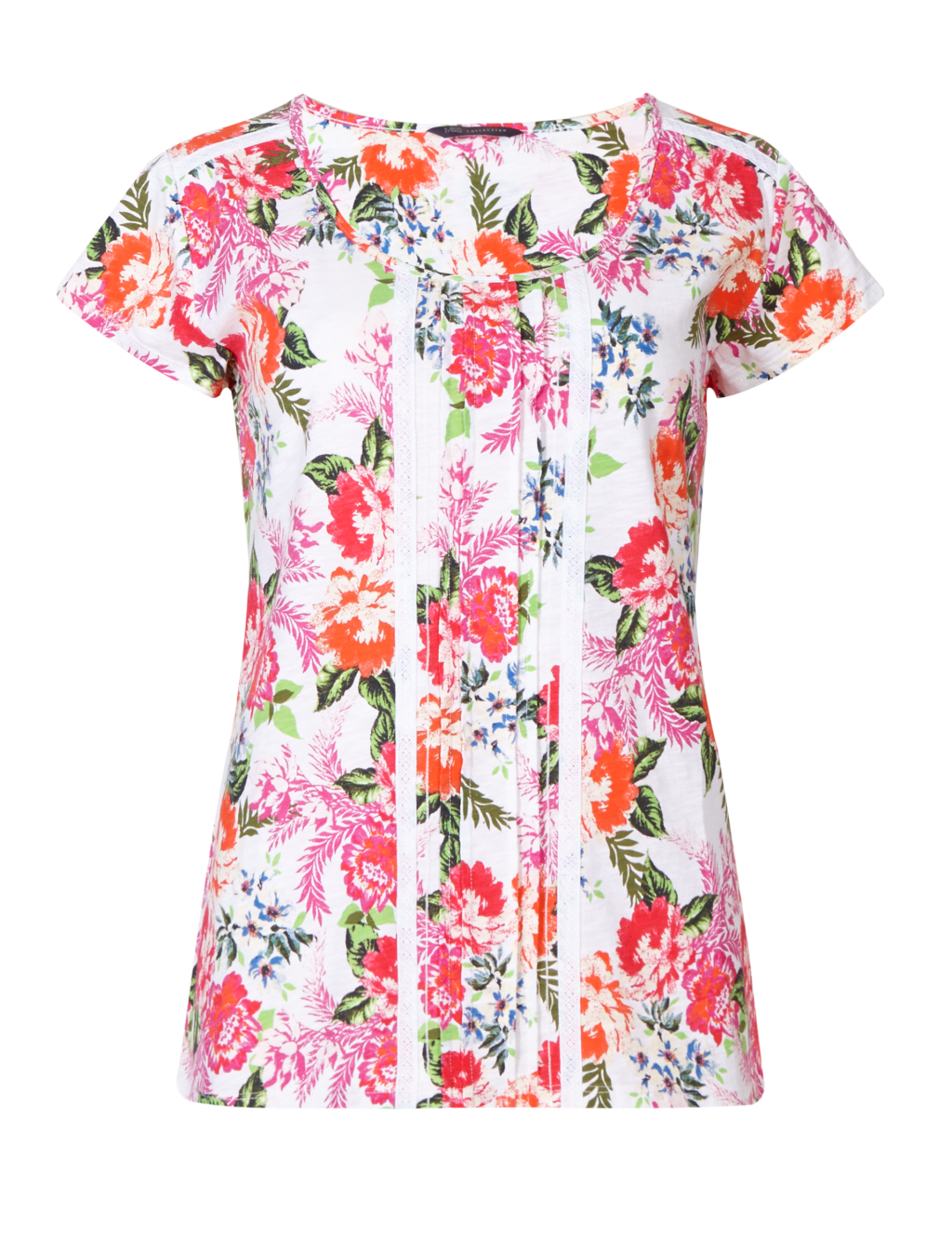 Pure Cotton Floral T-Shirt 2 of 4