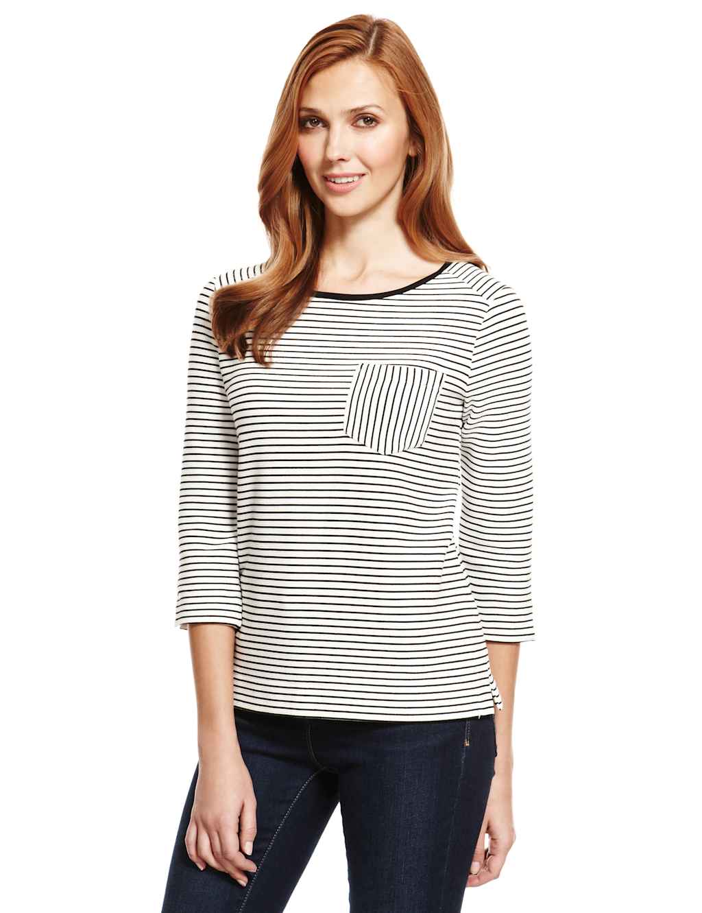 Textured Striped Top 1 of 5