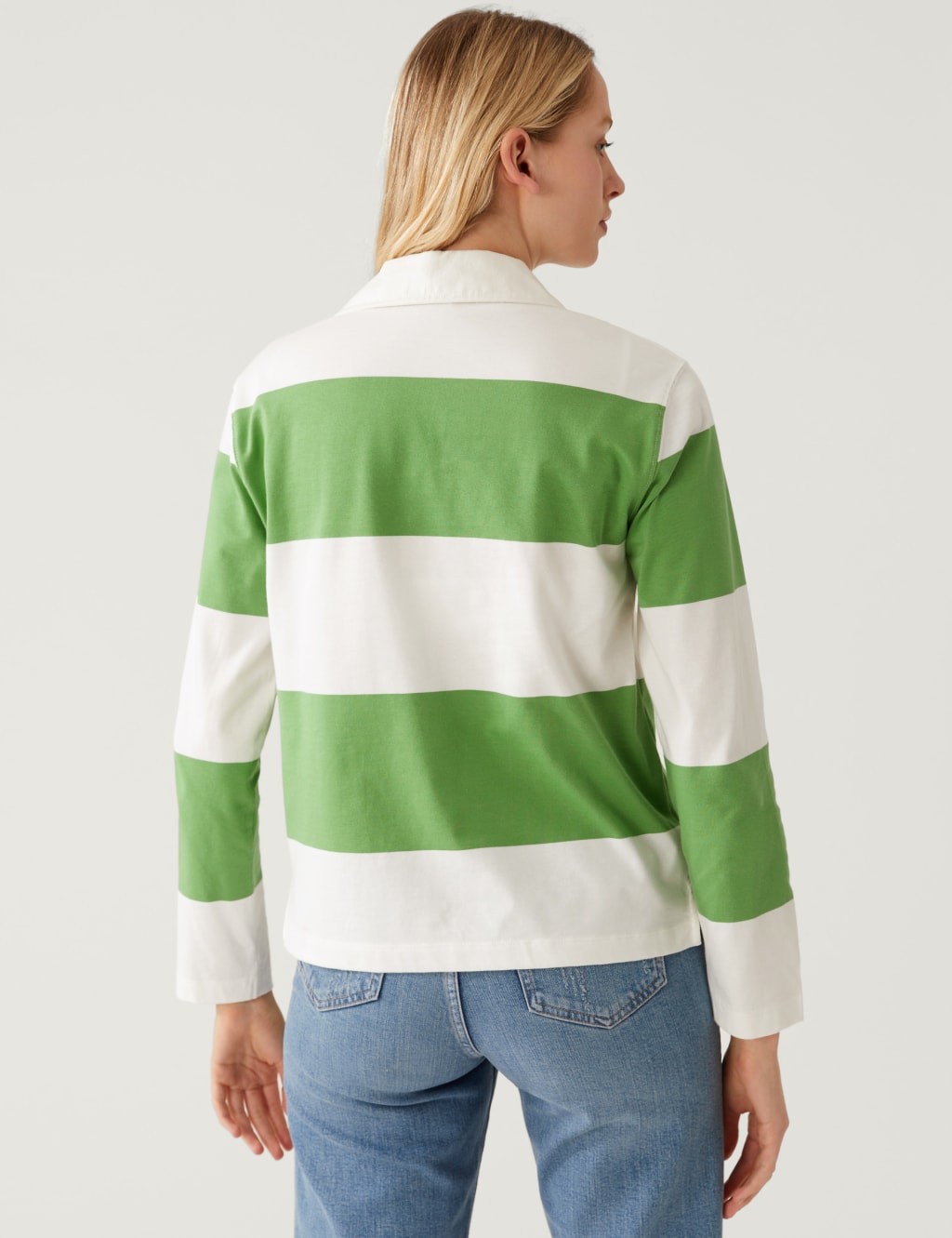 Pure Cotton Striped Rugby Top 4 of 5