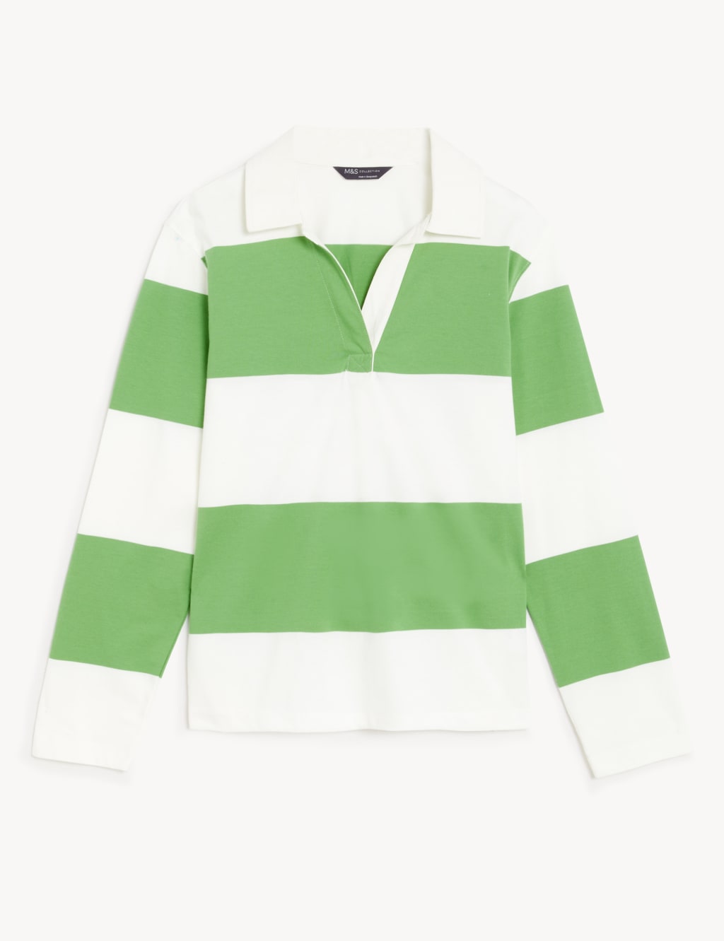 Pure Cotton Striped Rugby Top 2 of 5