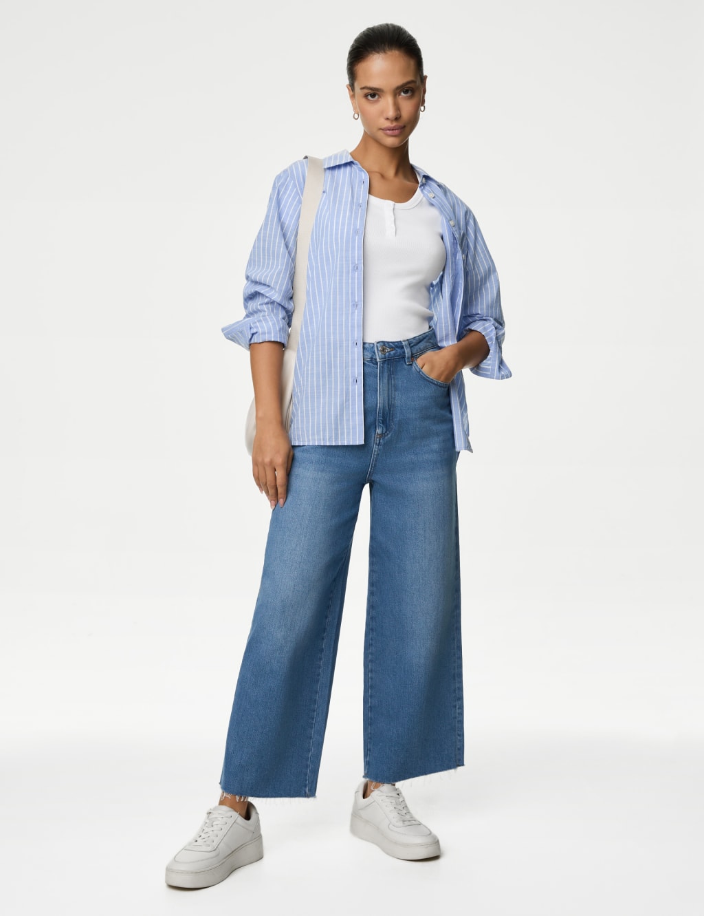Cotton Rich Short Sleeve Henley Top 3 of 5