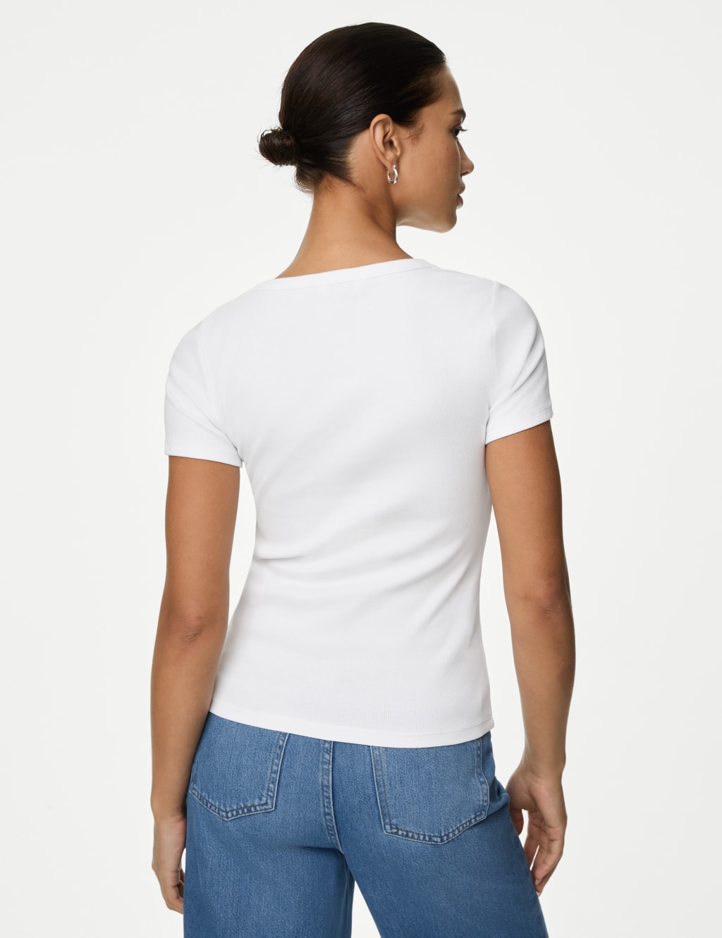 Cotton Rich Short Sleeve Henley Top 5 of 5