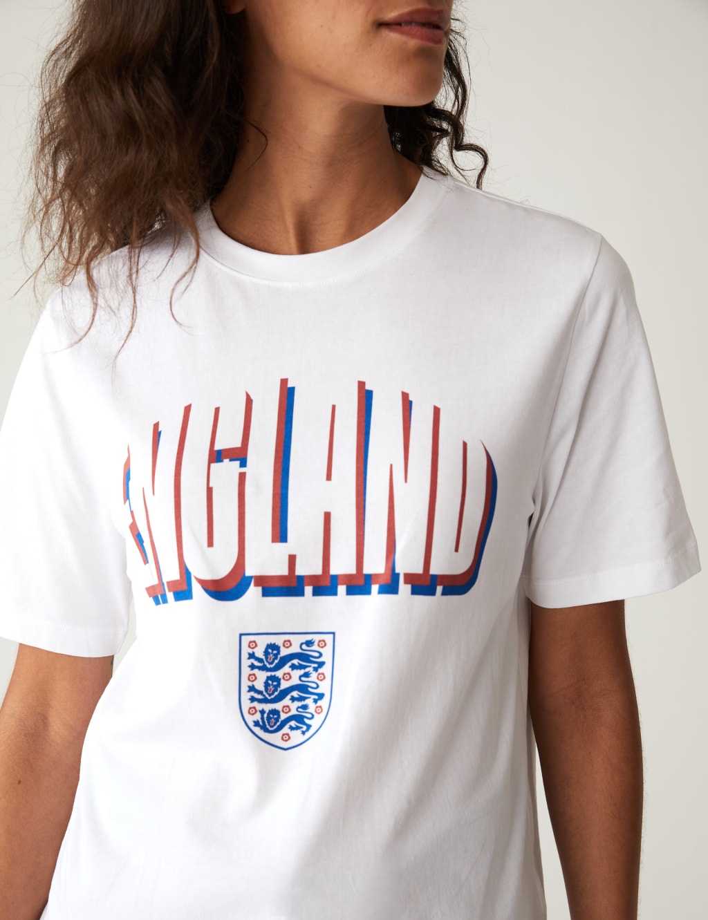 Women's Pure Cotton England T-Shirt 3 of 6