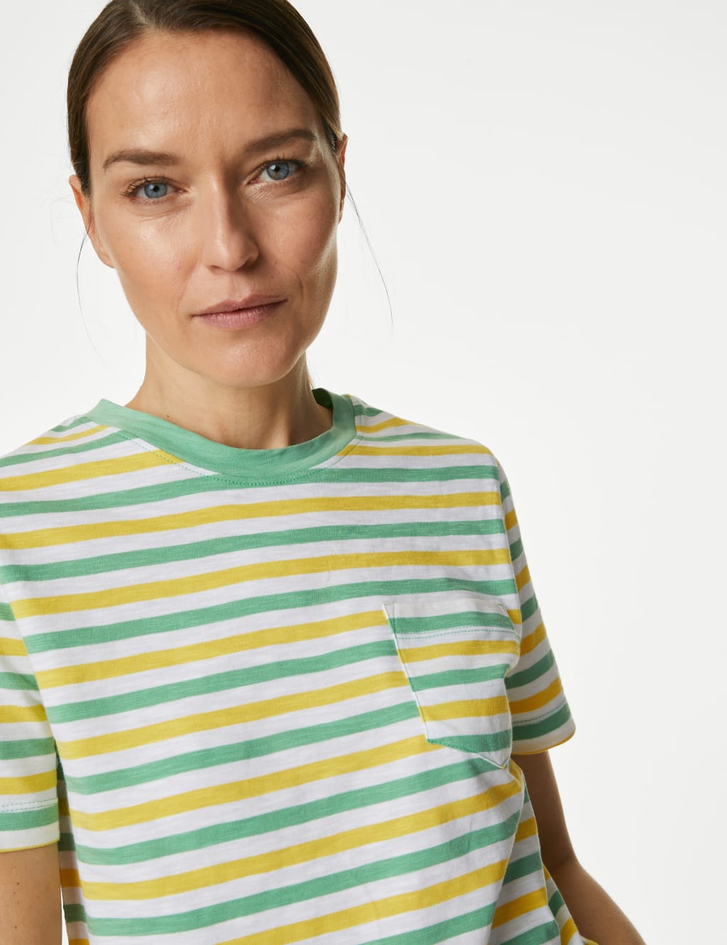 Pure Cotton Striped T-Shirt 4 of 5