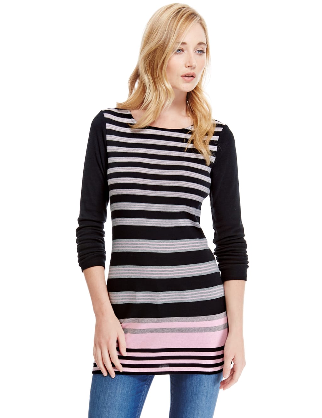 Engineered Striped Tunic 1 of 4