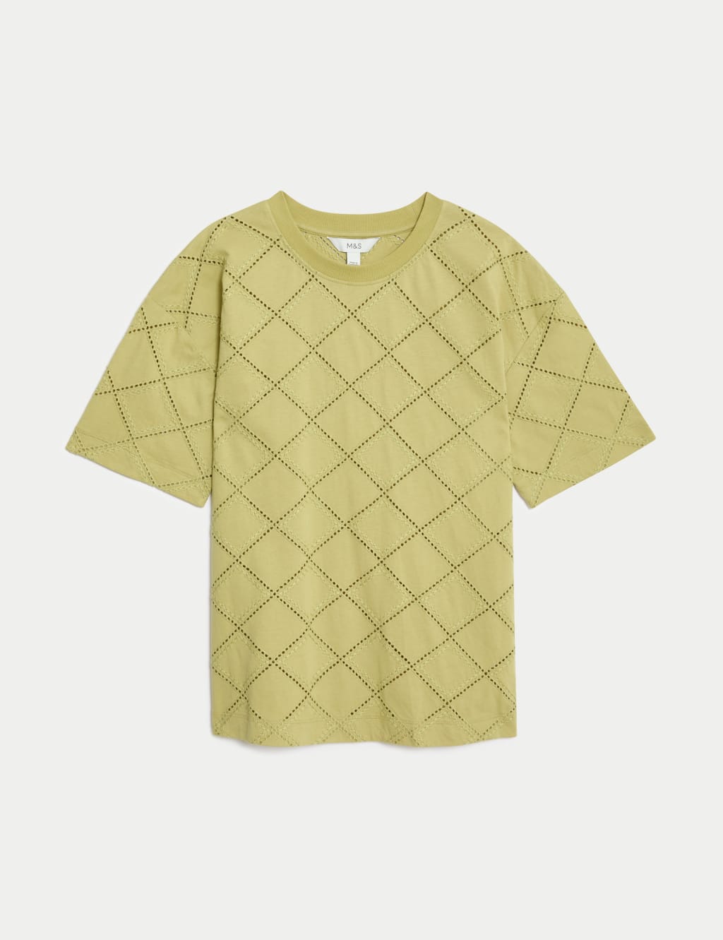 Cotton Rich Broderie T-Shirt 2 of 5