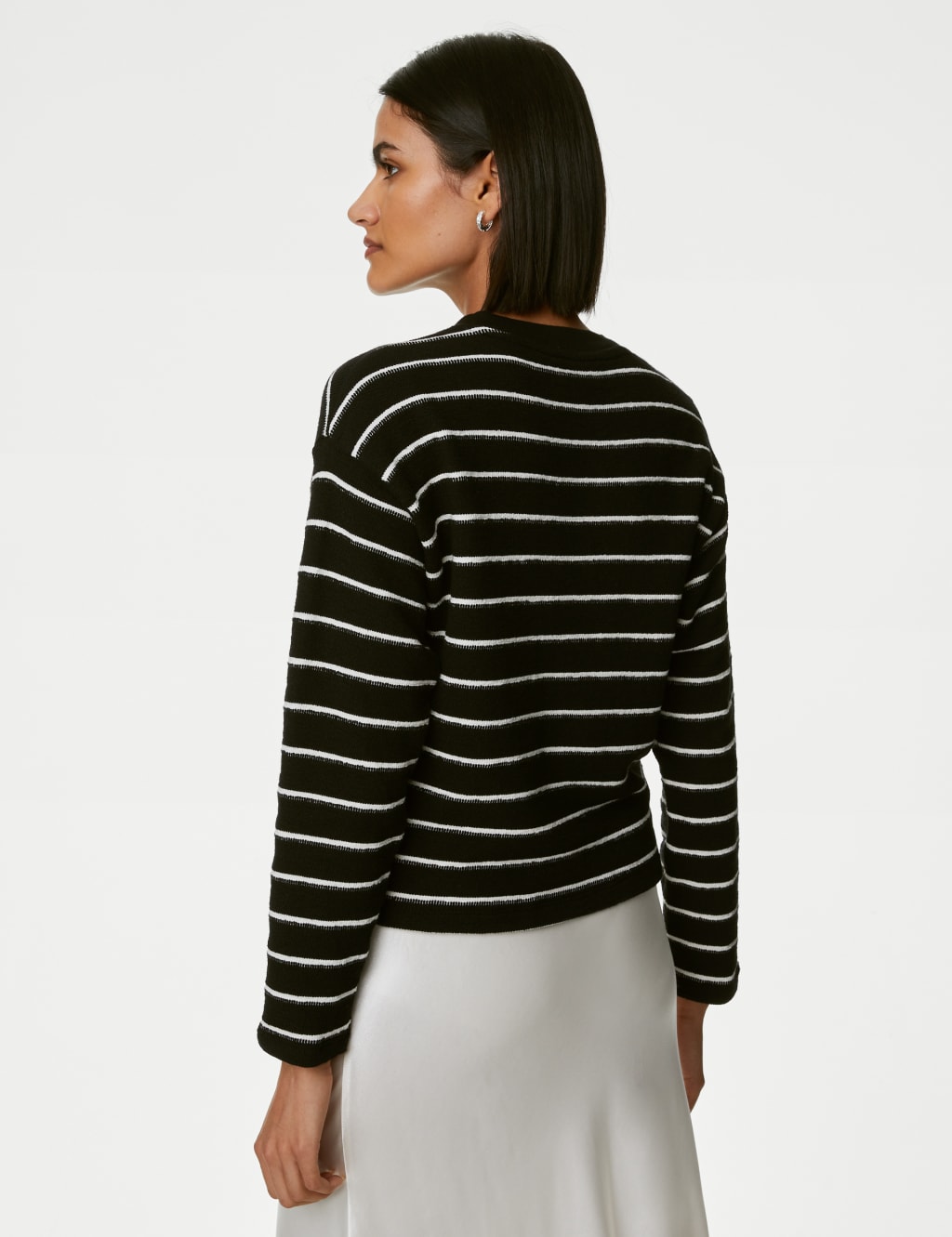 Cotton Rich Textured Striped Top 5 of 6