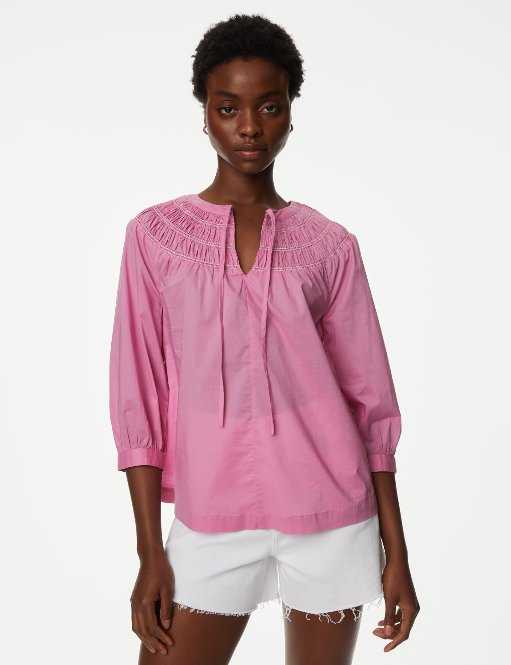 Smocked detail top new arrivals