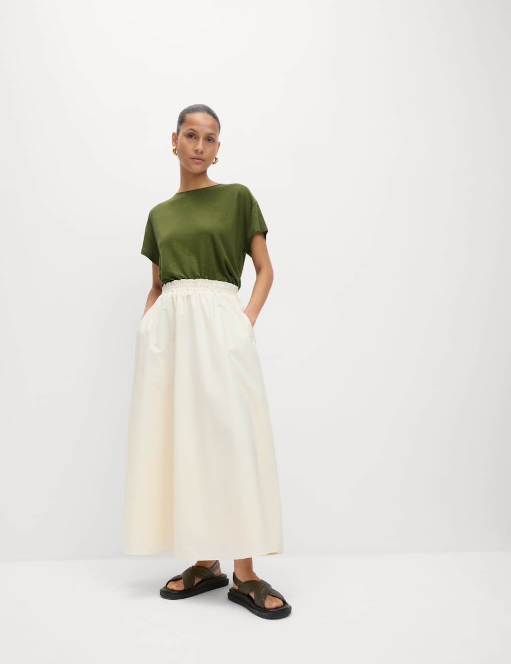Linen Blend T-Shirt 3 of 4