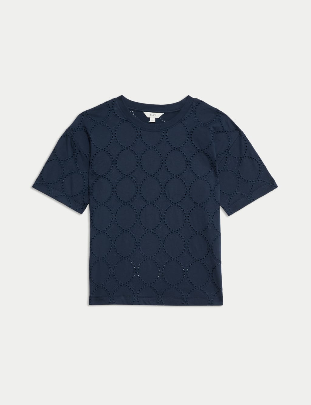 Cotton Rich Broderie T-Shirt 2 of 6