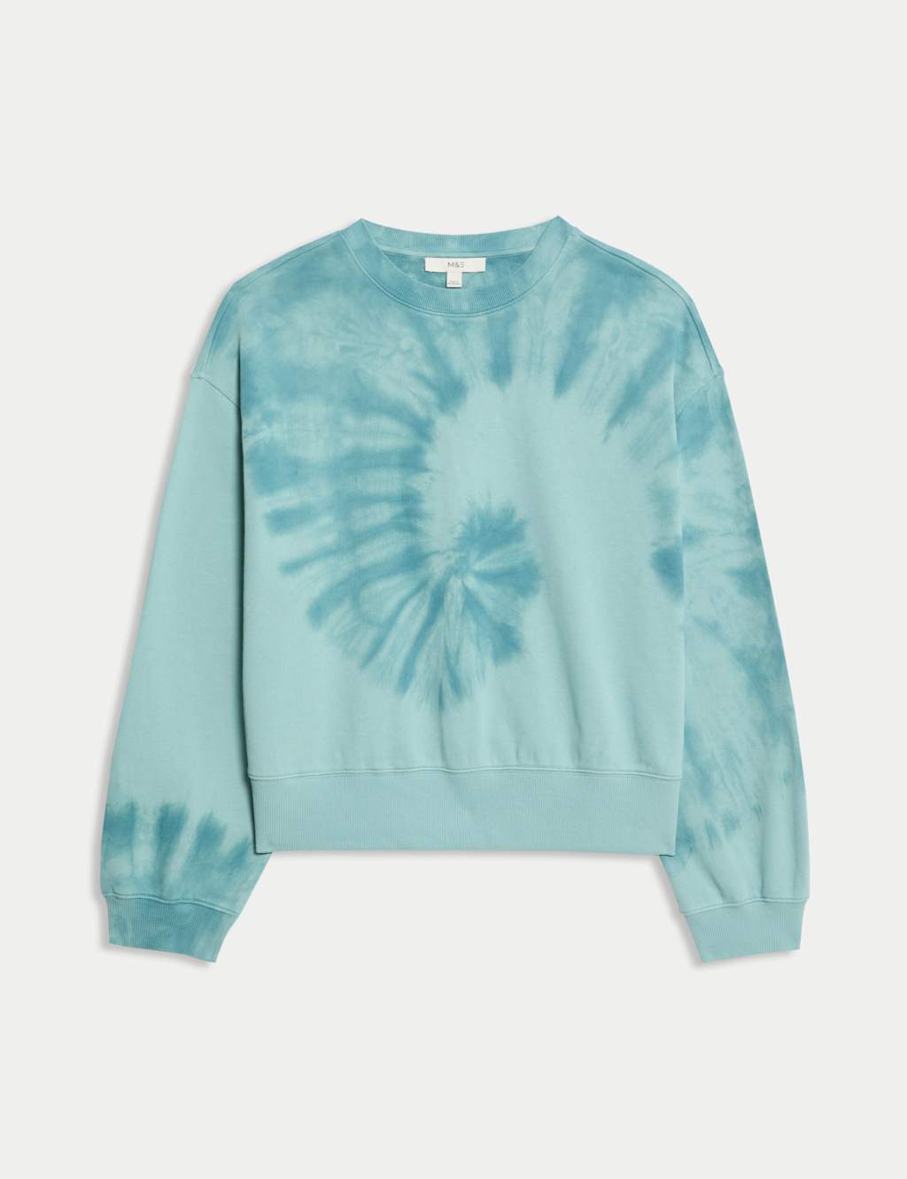 Pure Cotton Ombre Cropped Sweatshirt 2 of 5