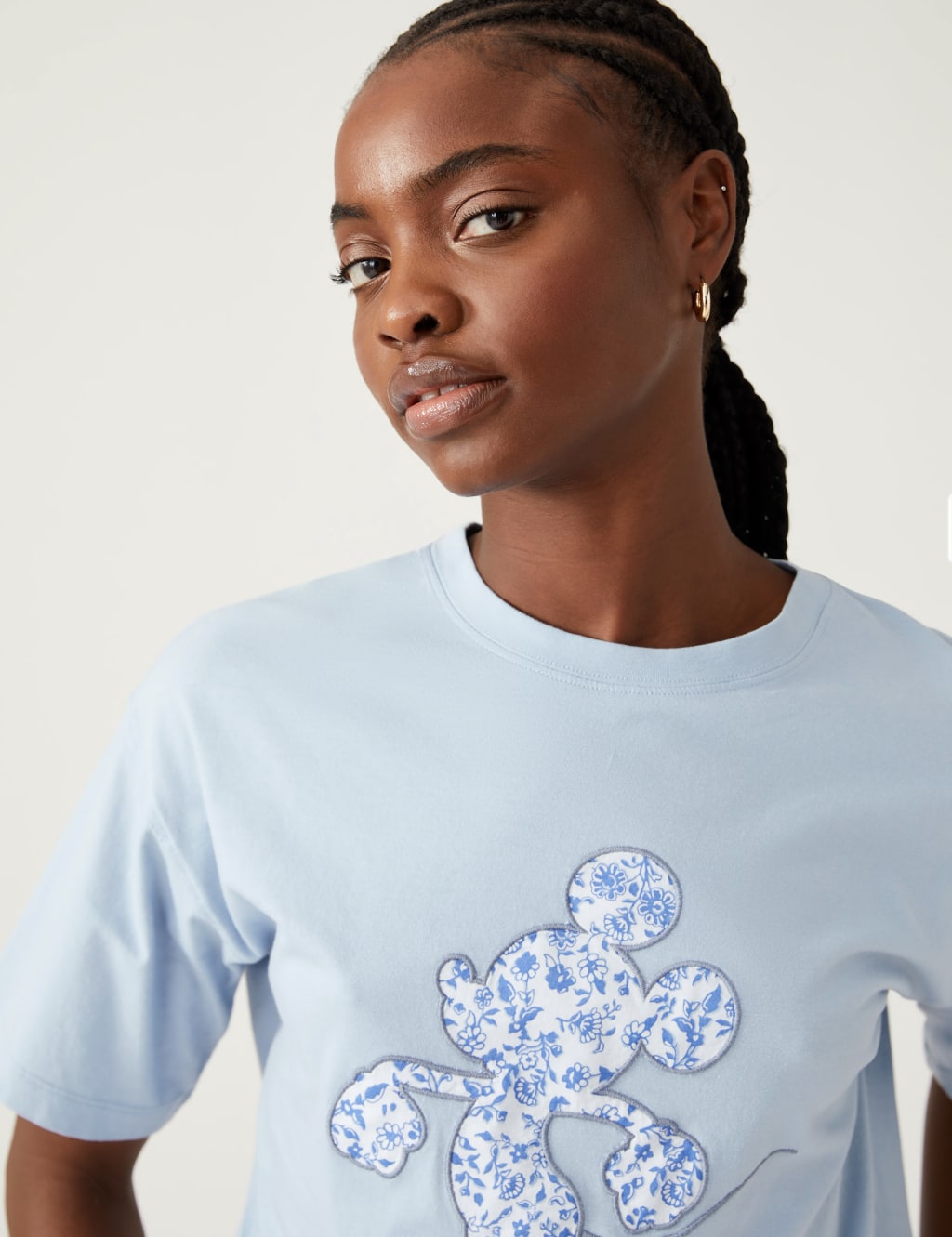 Pure Cotton Mickey Mouse Oversized T Shirt M S Collection M S