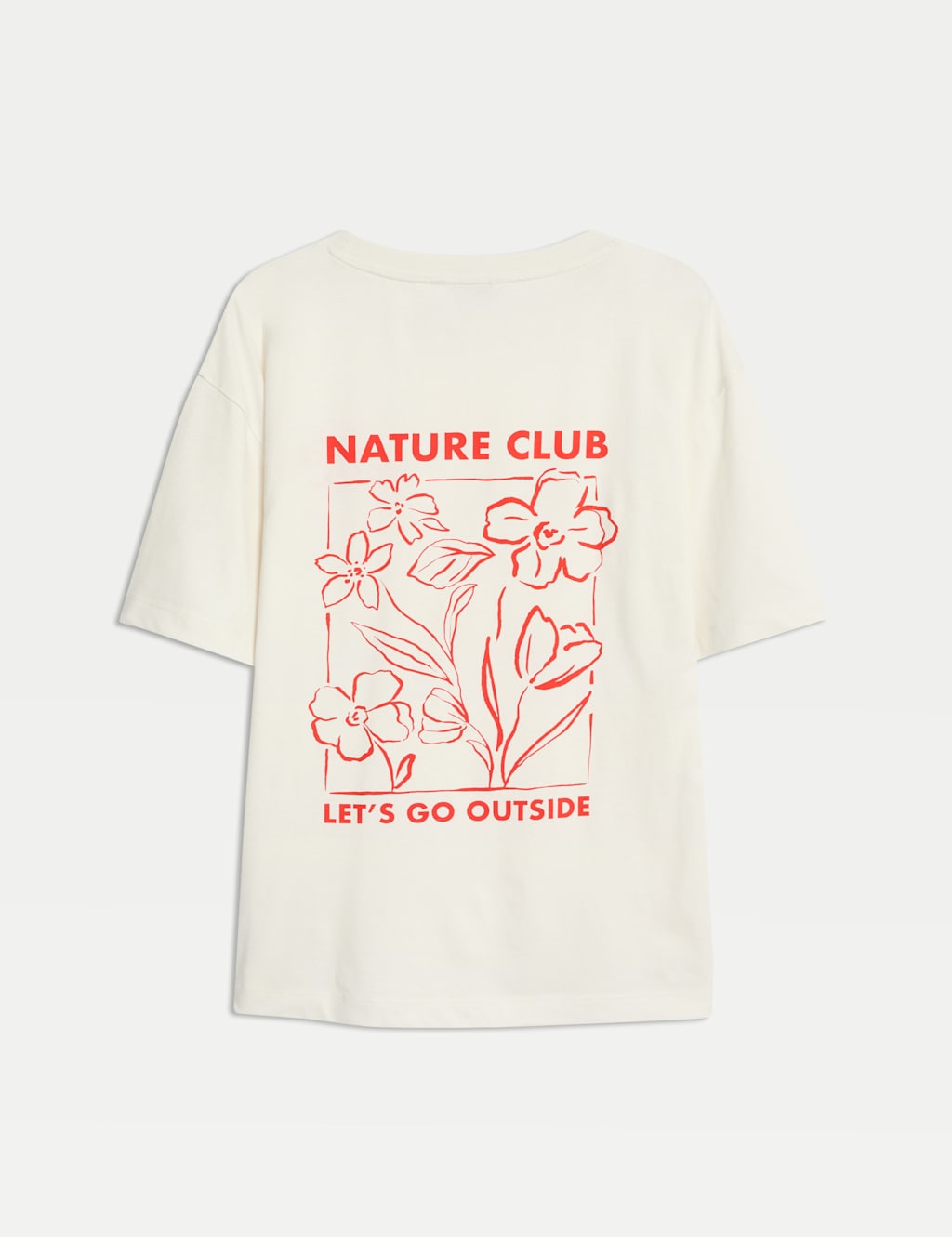 Pure Cotton Graphic Oversized T-Shirt 6 of 6