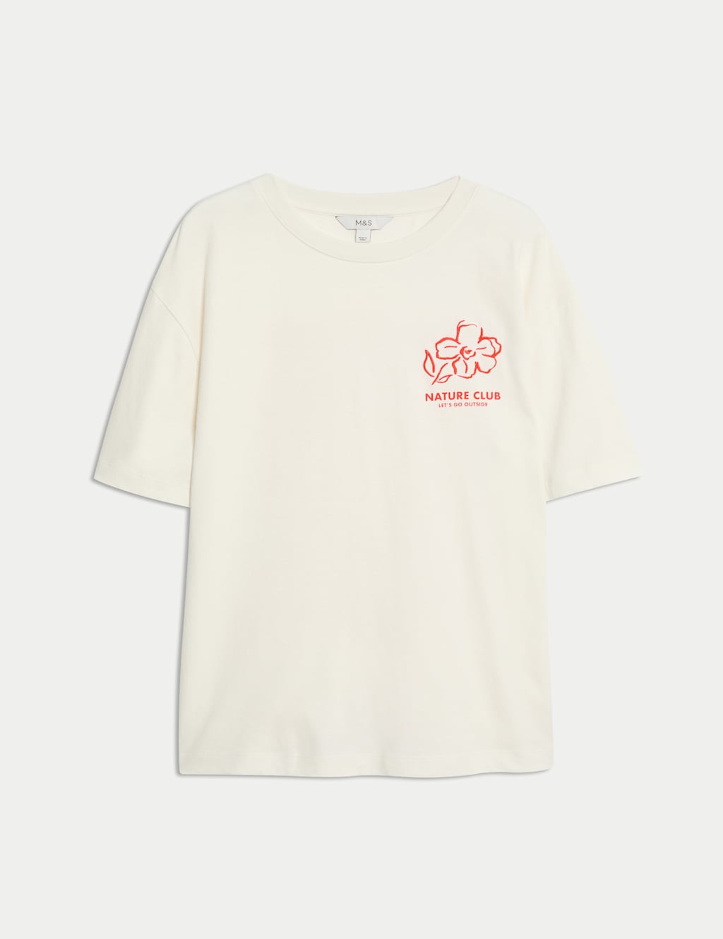 Pure Cotton Graphic Oversized T-Shirt 2 of 6