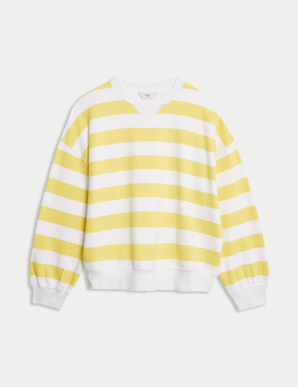 Pure Cotton Striped Crew Neck Sweatshirt 2 of 5