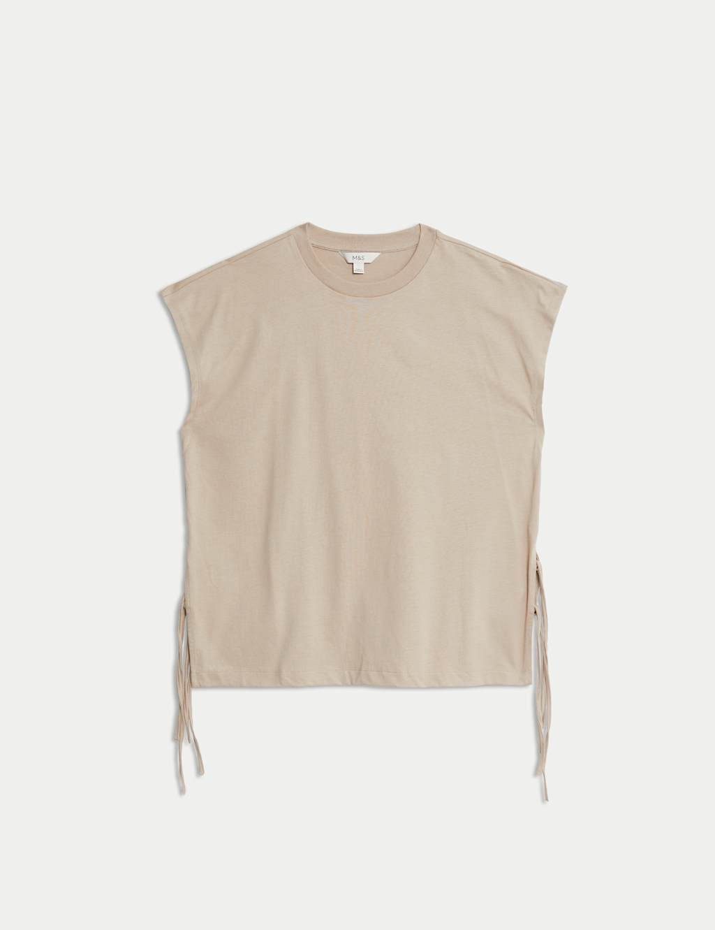 Pure Cotton Side Tie Jersey T-Shirt 2 of 6