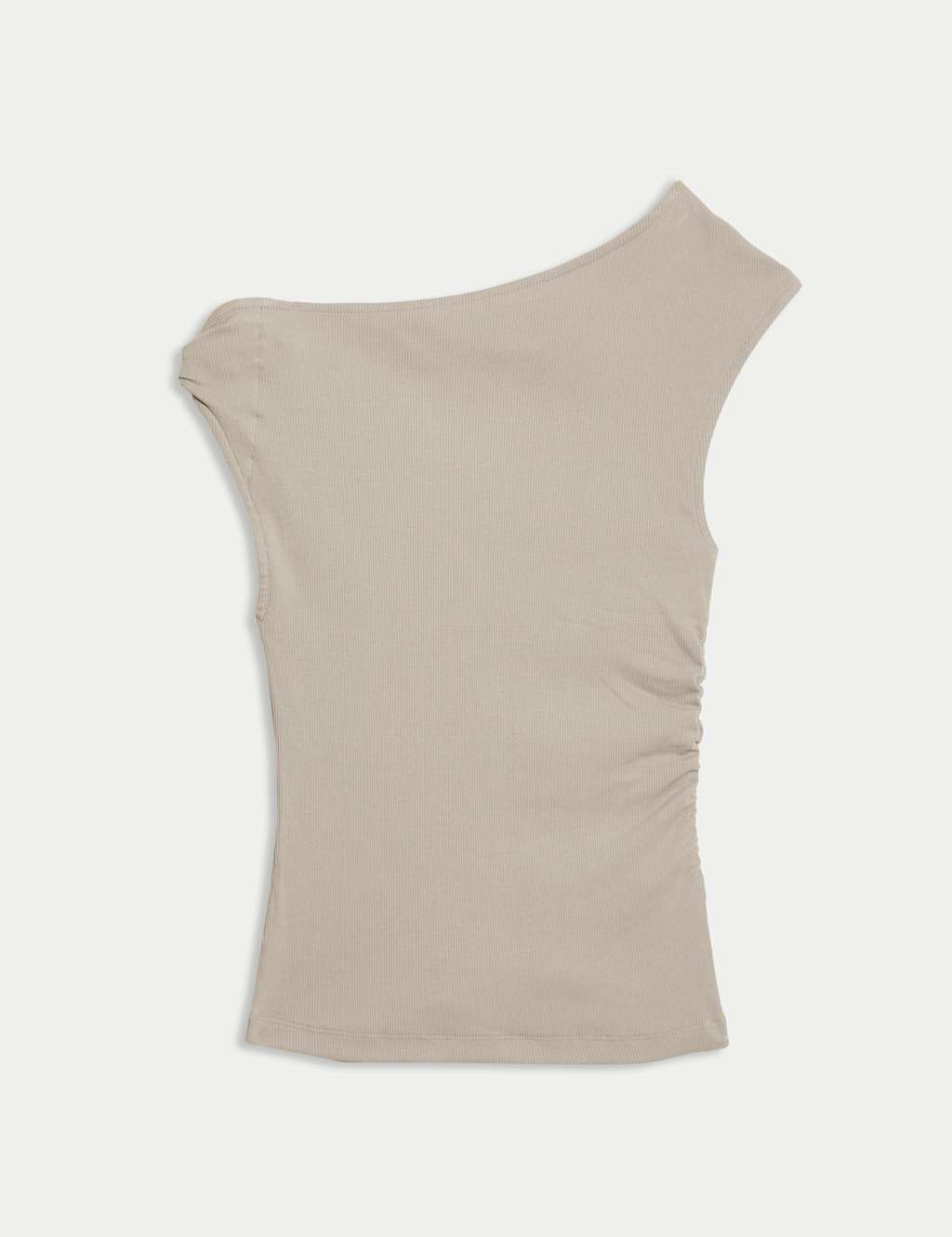 Cotton Rich Asymmetric Neck Vest 2 of 5