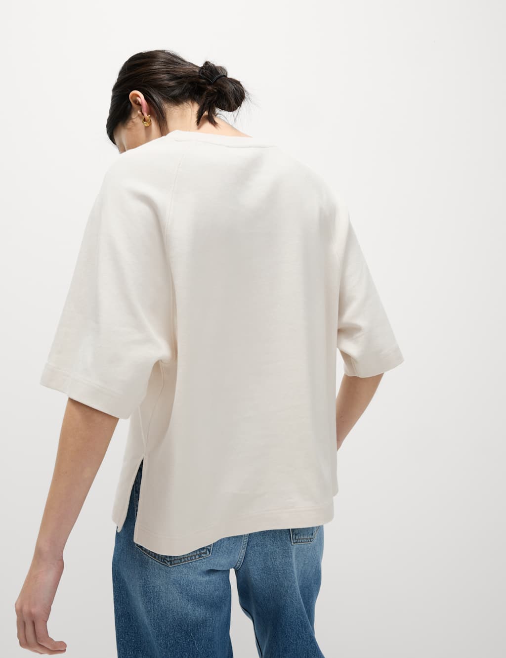 Pure Cotton Relaxed Boxy T-Shirt 3 of 6