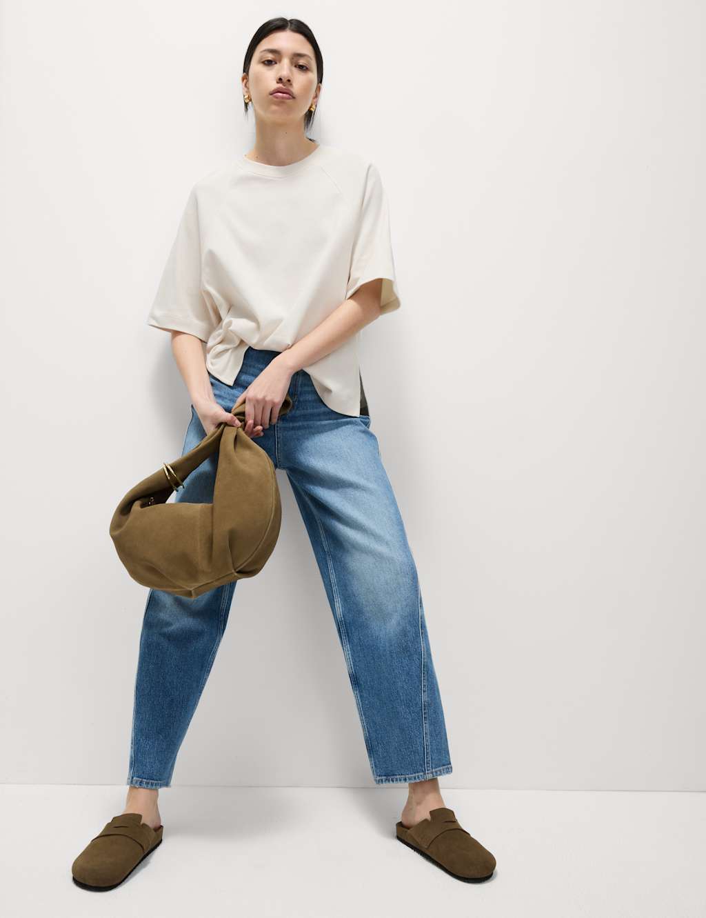 Pure Cotton Relaxed Boxy T-Shirt 4 of 6