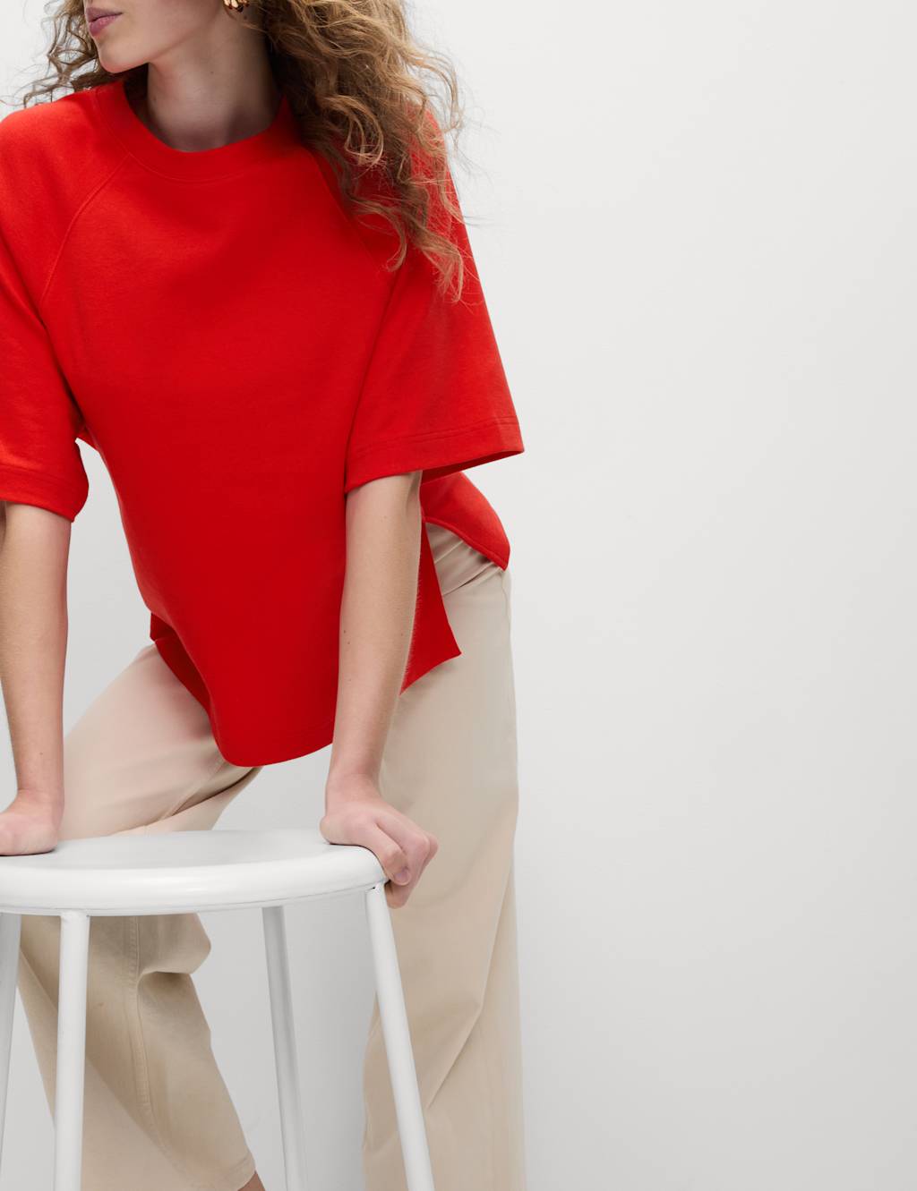 Pure Cotton Relaxed Boxy T-Shirt 5 of 6