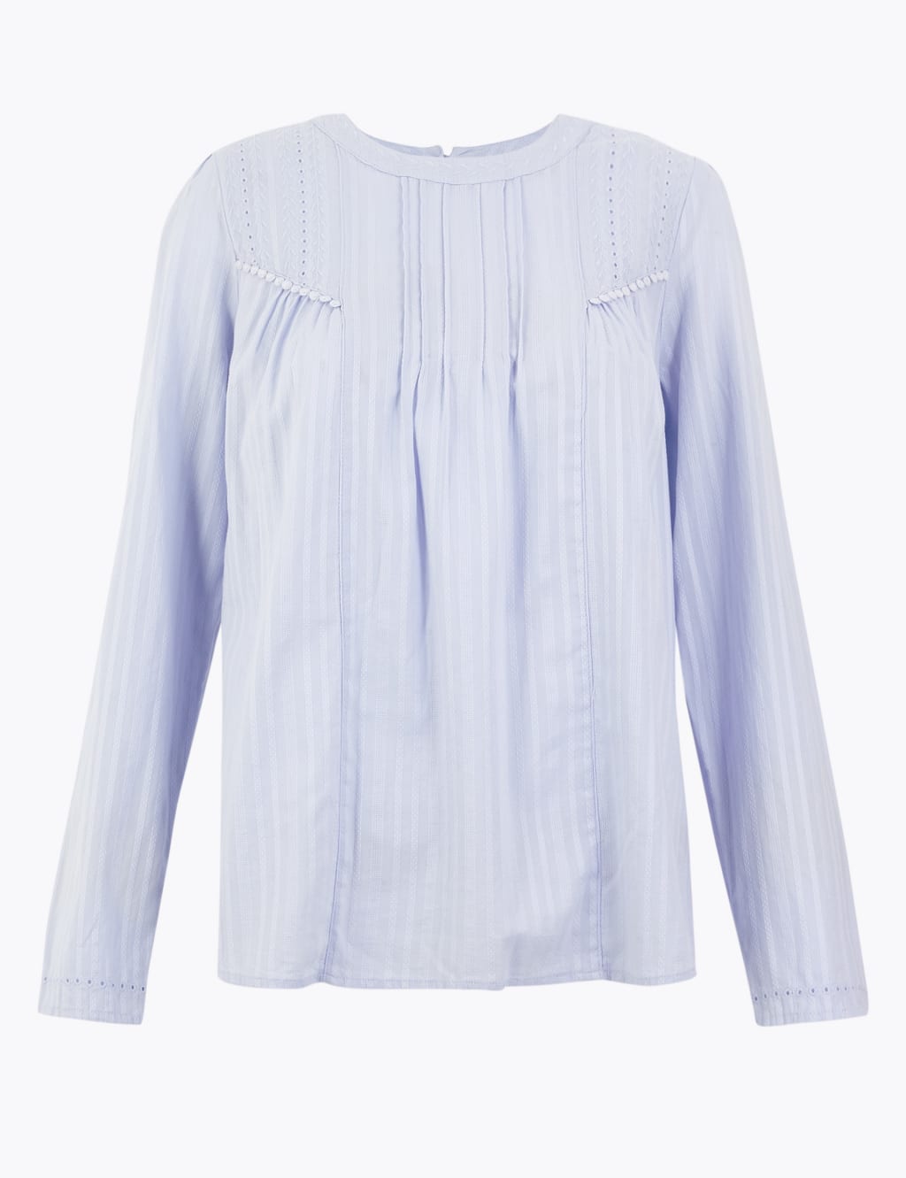 Pure Cotton Striped Blouse 2 of 4