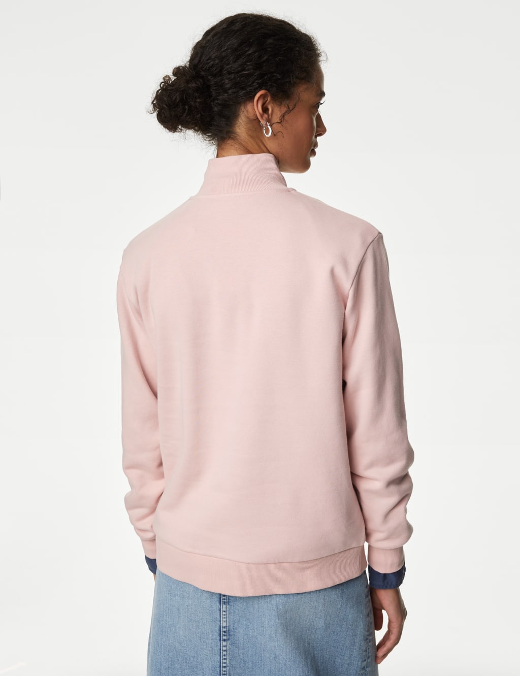 Cotton Rich Half Zip Jumper 5 of 5