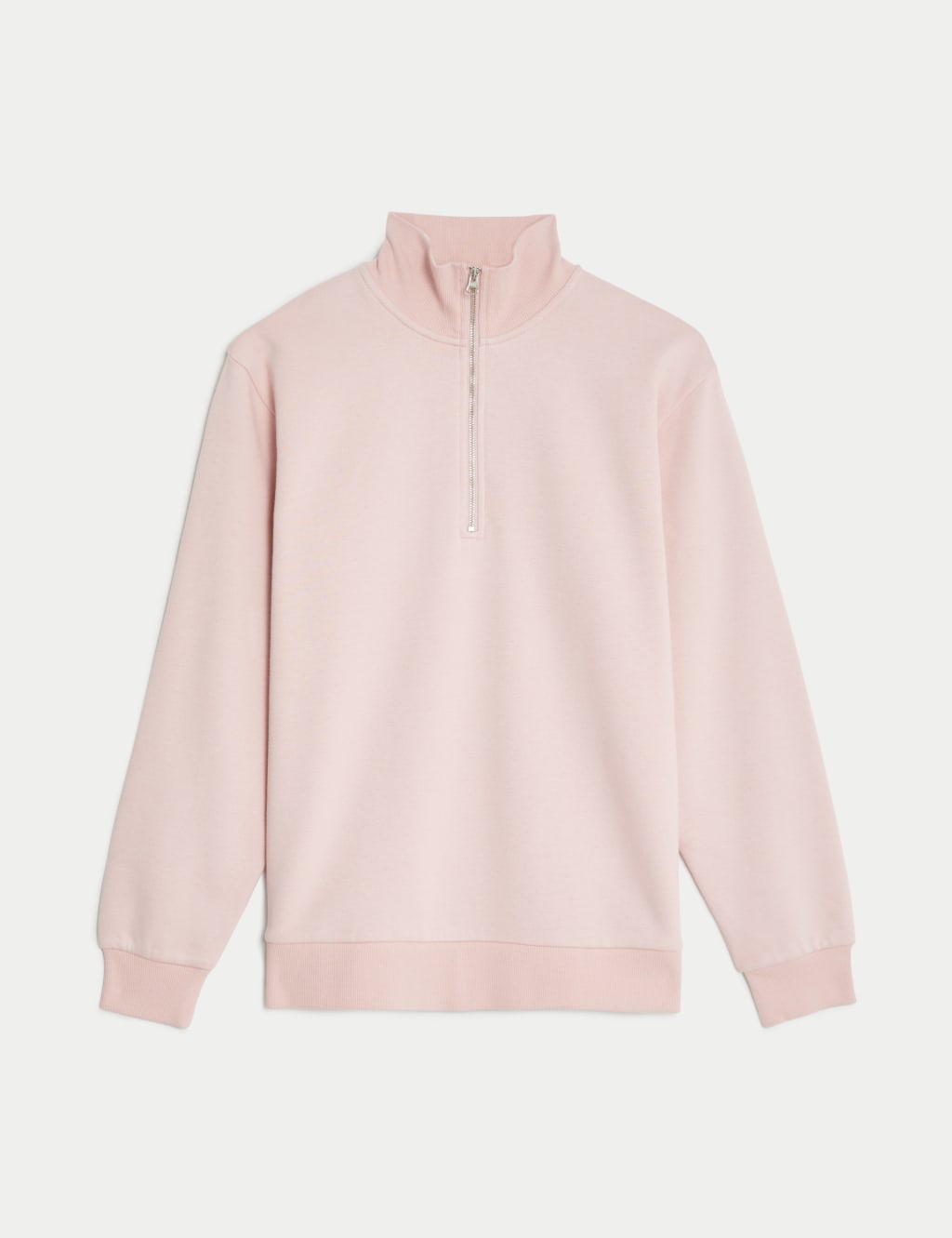 Cotton Rich Half Zip Jumper 2 of 5