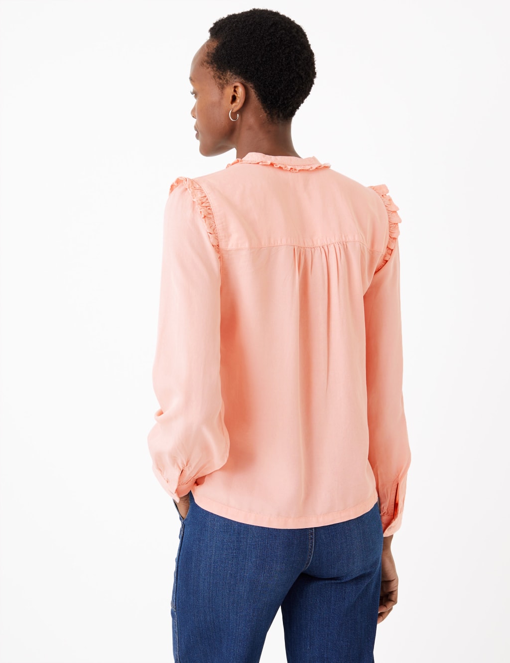 Tencel™ Ruffle Blouse 4 of 4