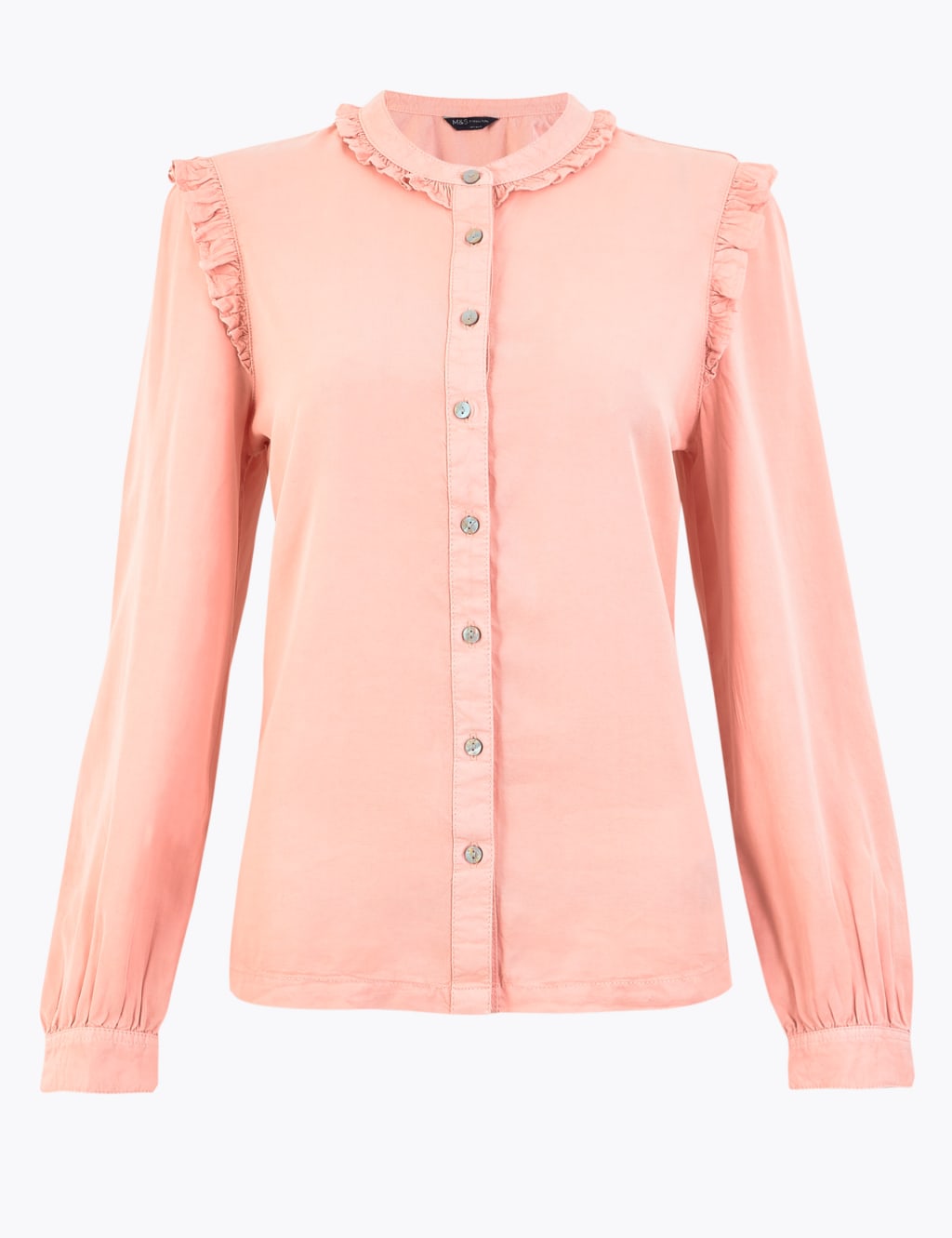 Tencel™ Ruffle Blouse 2 of 4