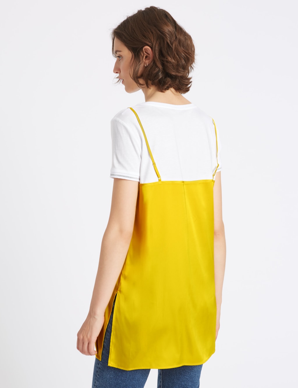 Satin Round Neck Short Sleeve Tunic 4 of 5
