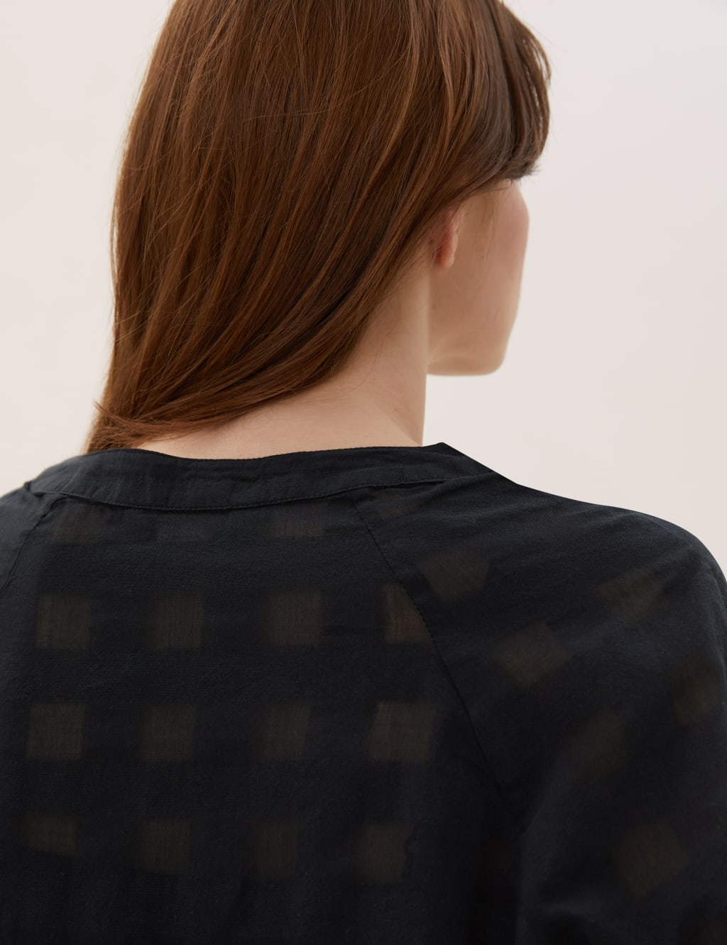 Pure Cotton Checked Short Sleeve Top 5 of 5