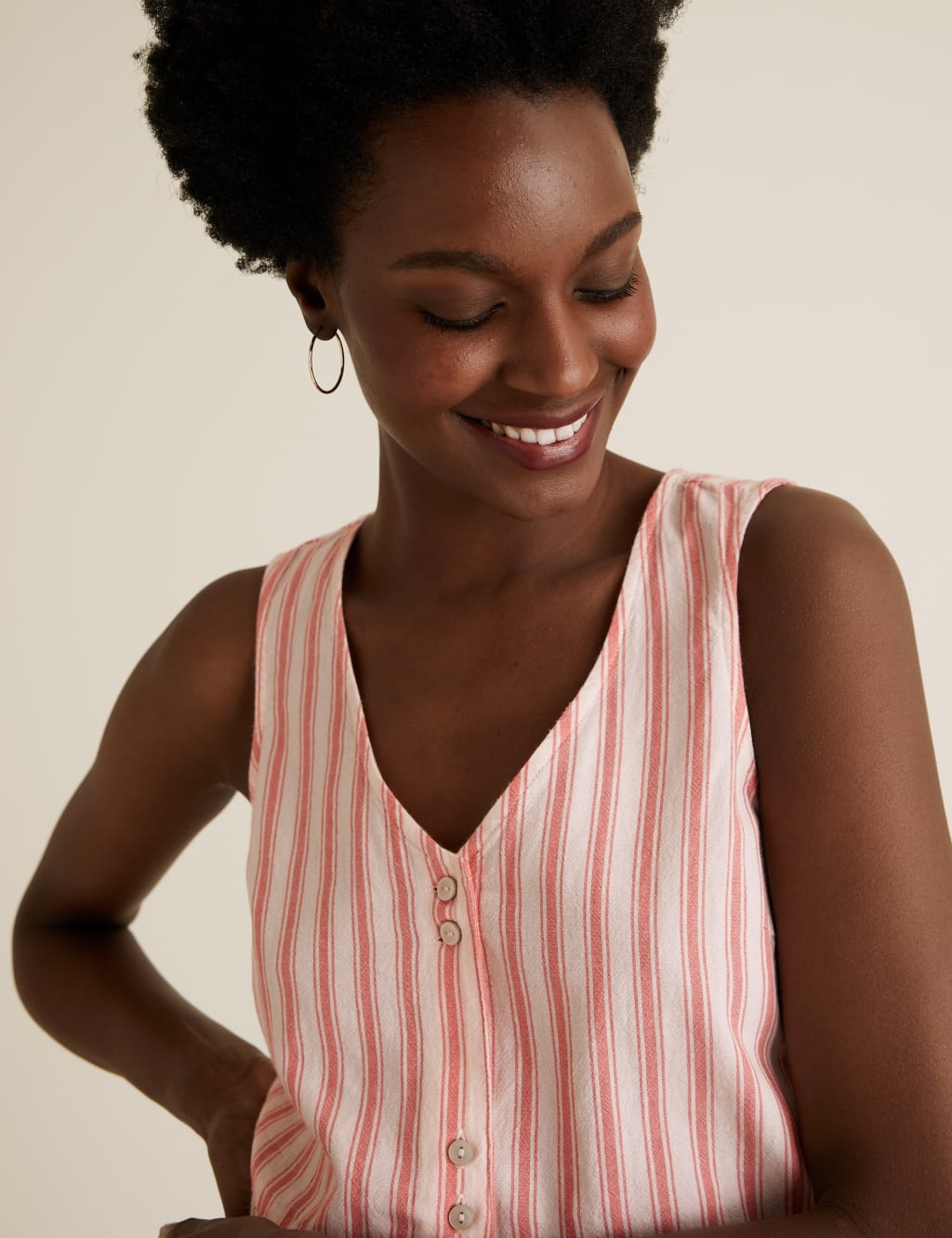 Striped peplum tee new arrivals