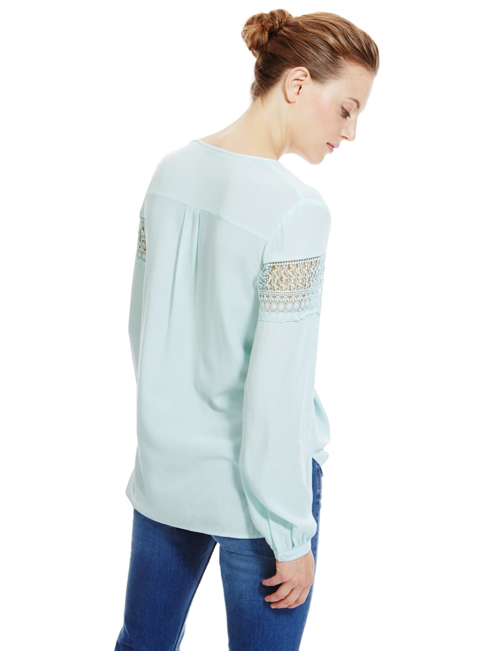 Lace Trim Boho Blouse 4 of 4