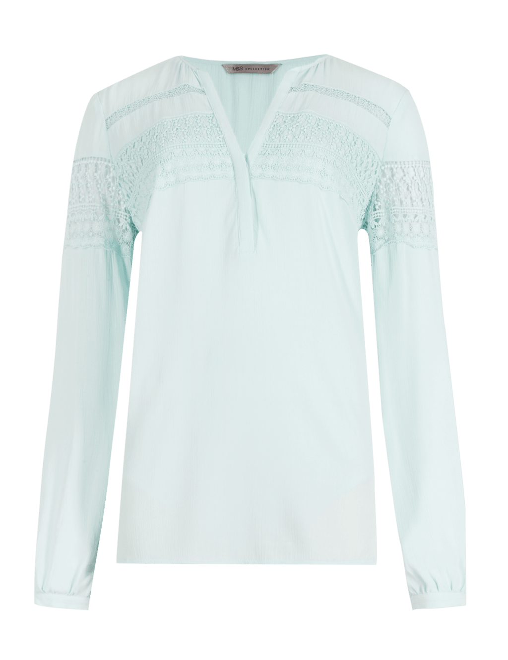 Lace Trim Boho Blouse 2 of 4
