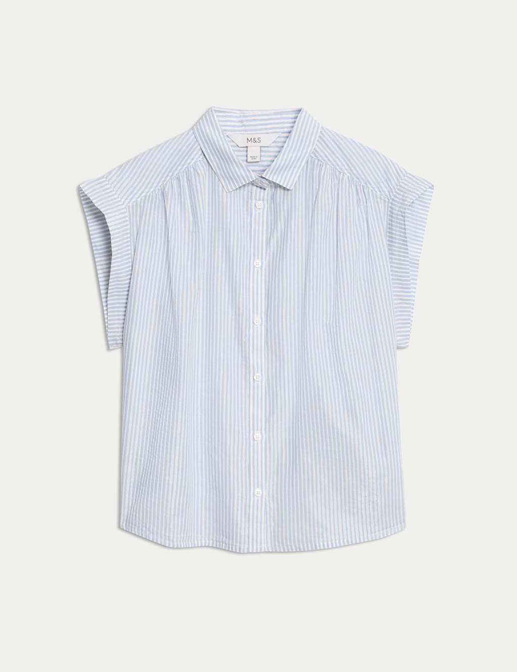Cotton Rich Sparkly Striped Shirt 2 of 5