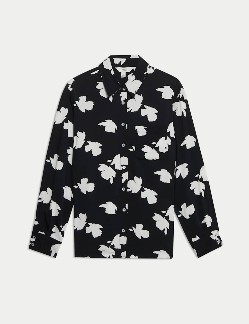Printed Collared Button Through Blouse 2 of 5