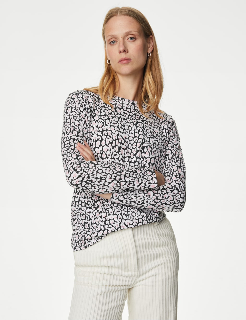 Pure Cotton Animal Print Pocket Top 3 of 5