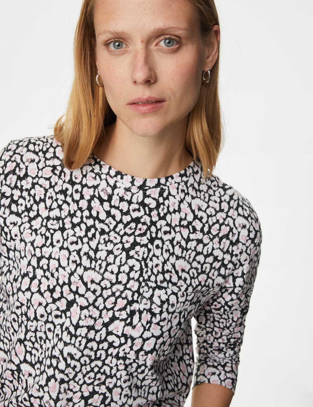 Pure Cotton Animal Print Pocket Top 4 of 5