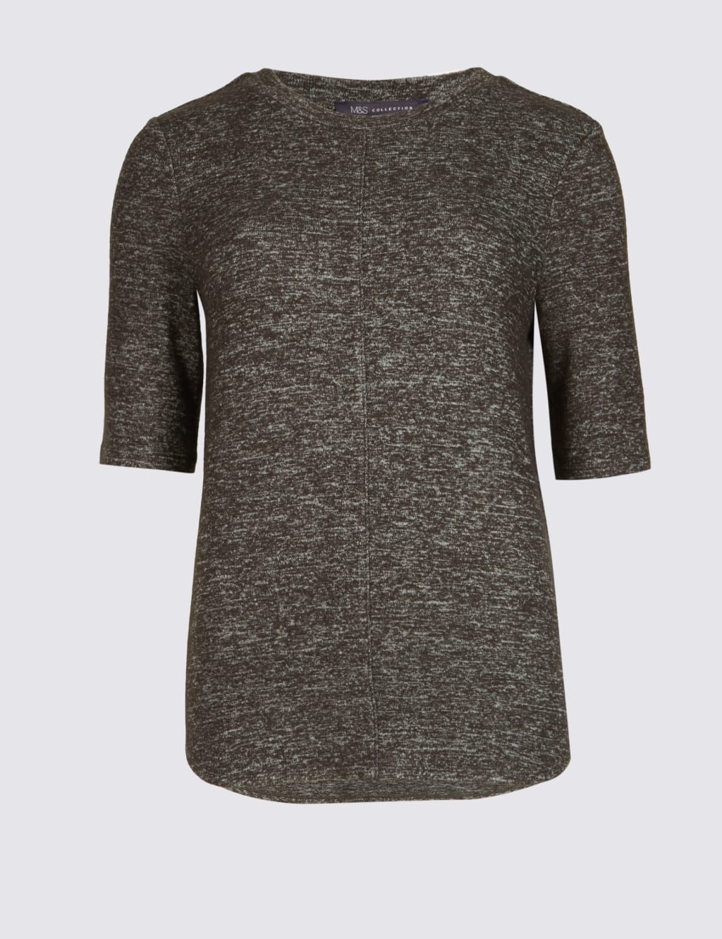 Warm Handle Round Neck Half Sleeve T-Shirt 2 of 4