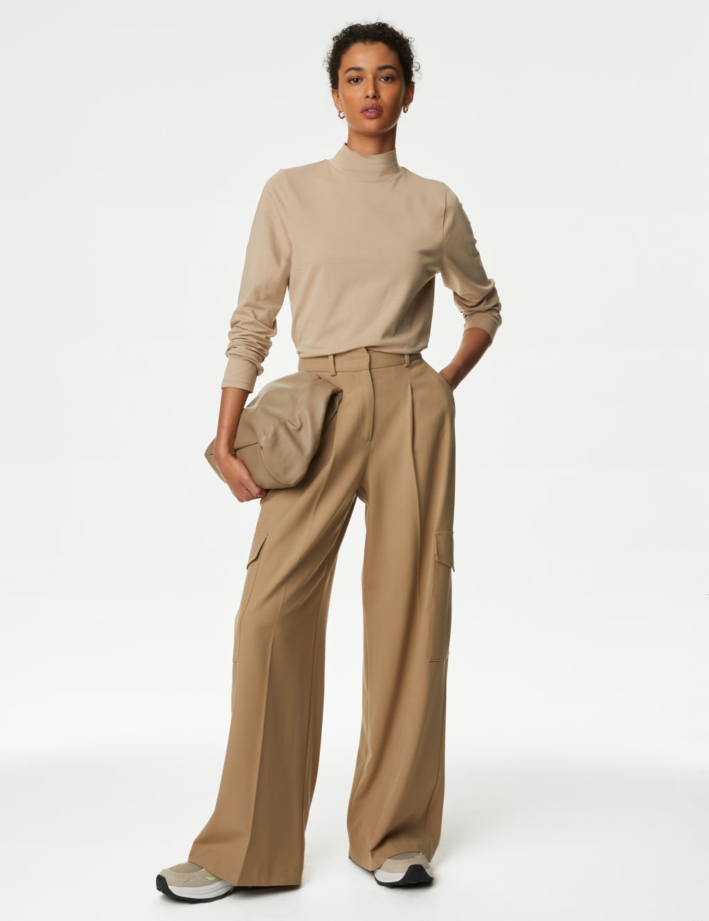 Cotton Rich Slim Fit Top 1 of 4