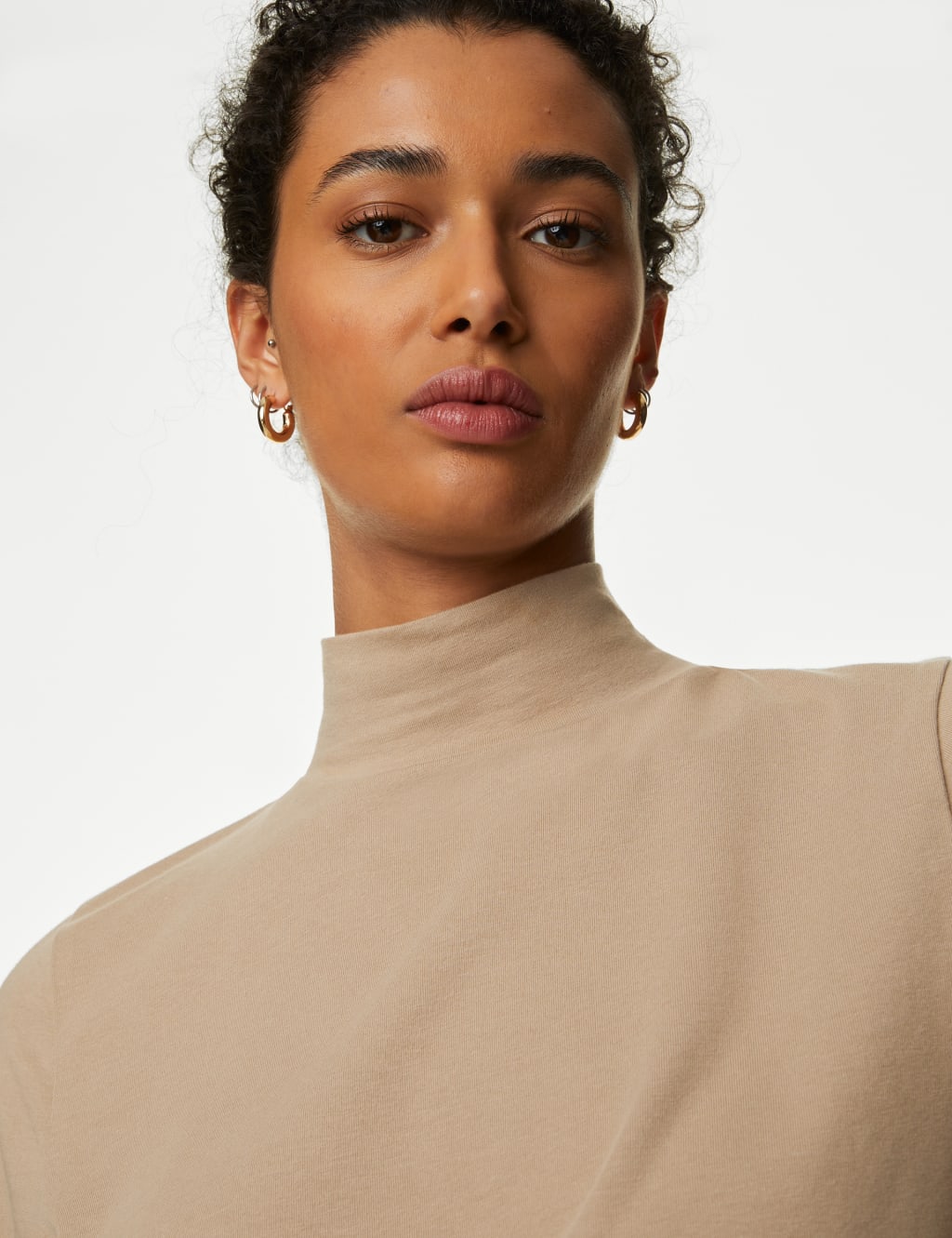 Cotton Rich Slim Fit Top 2 of 4