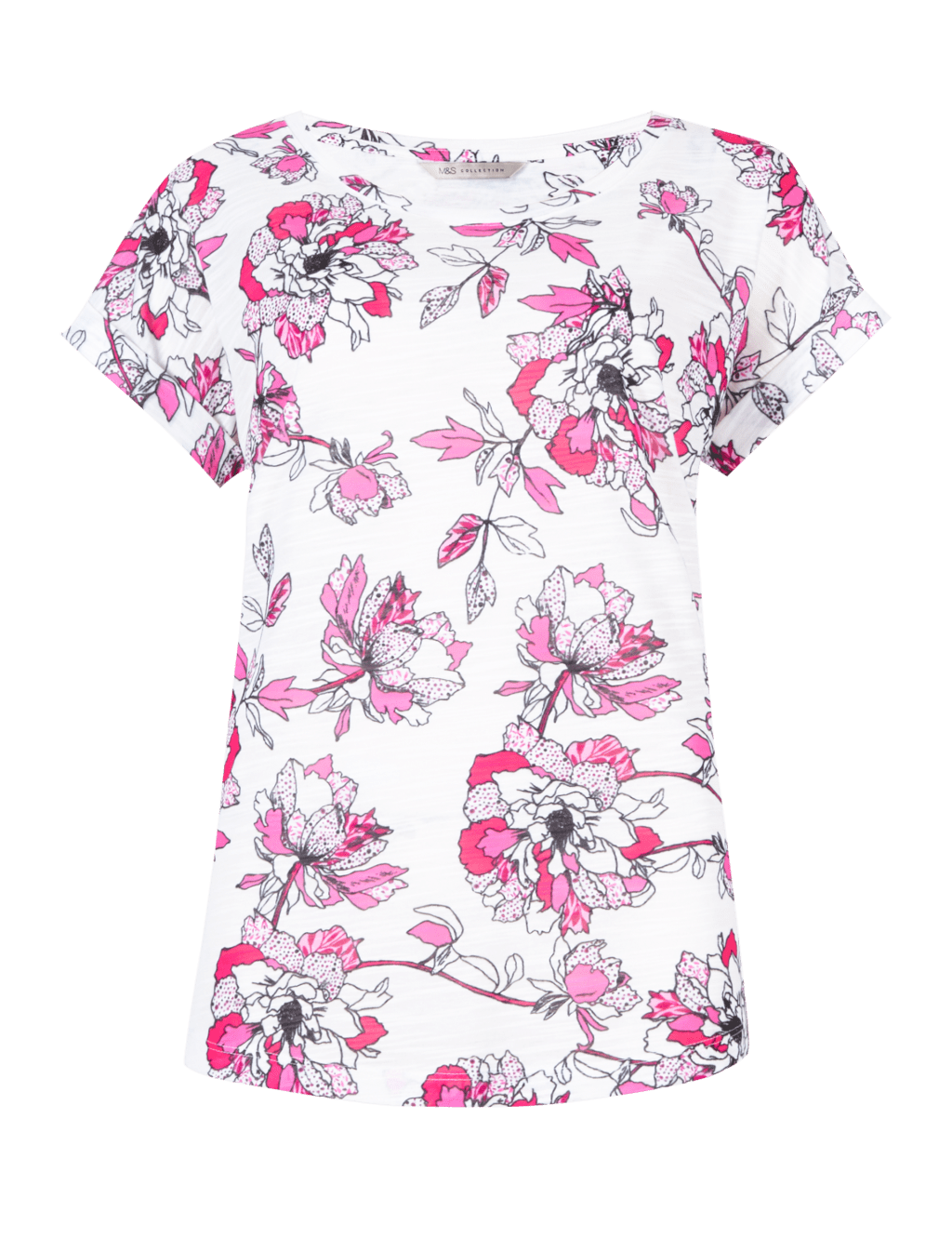 Fashion Targets Breast Cancer Floral T-Shirt 2 of 3