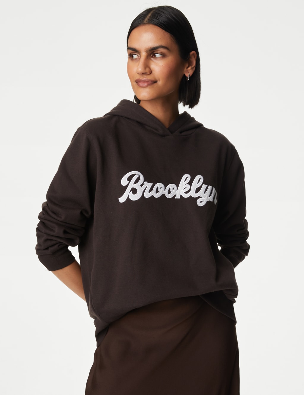 Womens slogan hoodie outlet