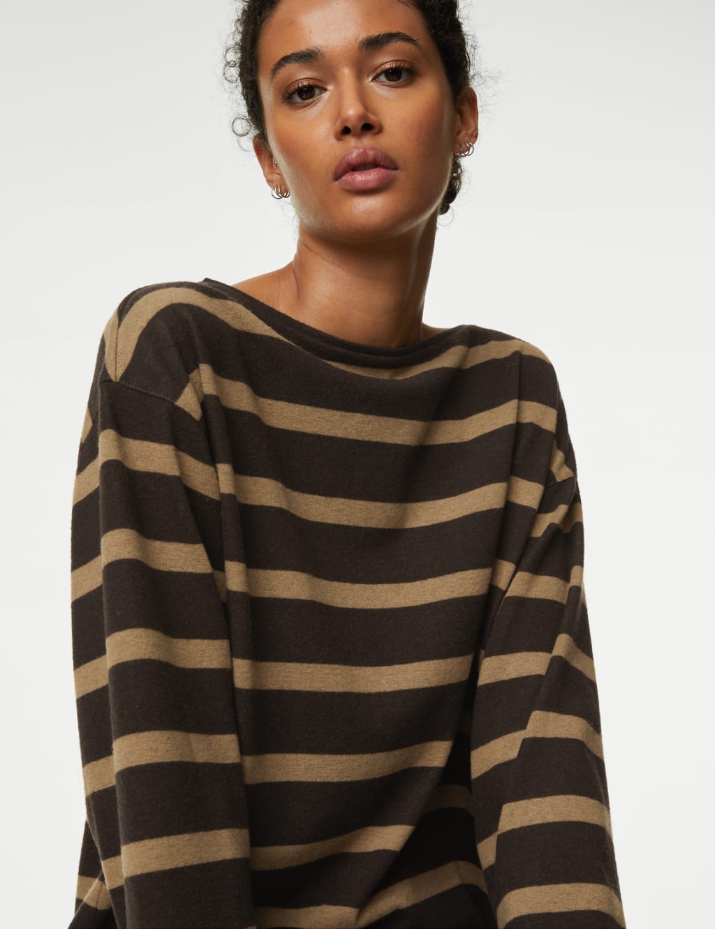 Striped Brushed Cosy Top 3 of 4