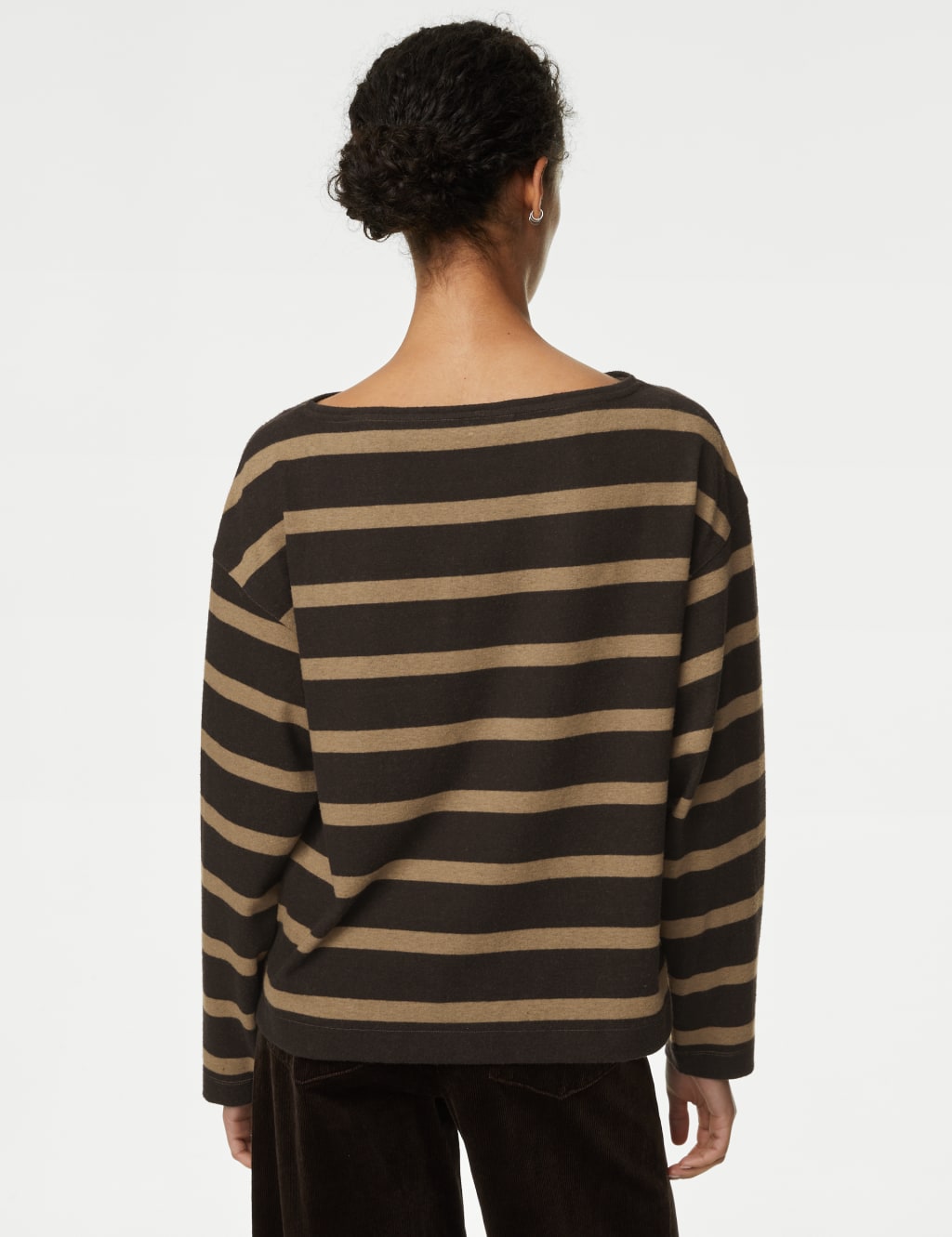 Striped Brushed Cosy Top 4 of 4