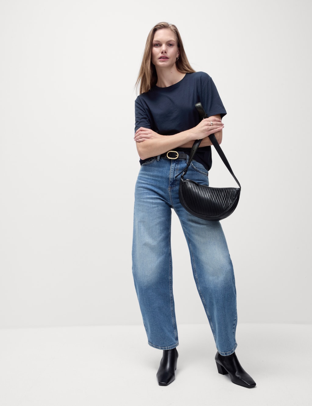 Cotton Modal Relaxed T-Shirt 3 of 4