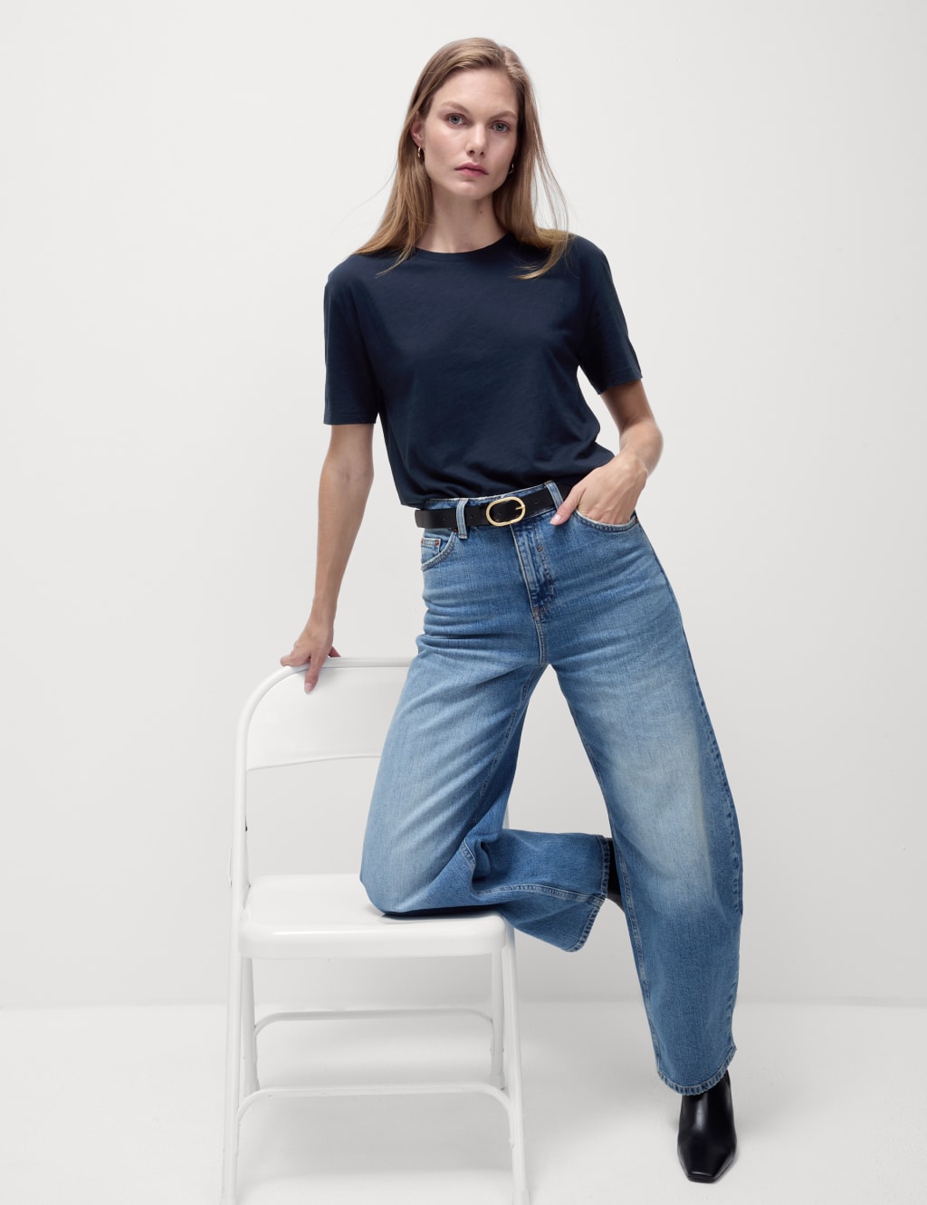 Cotton Modal Relaxed T-Shirt 4 of 4